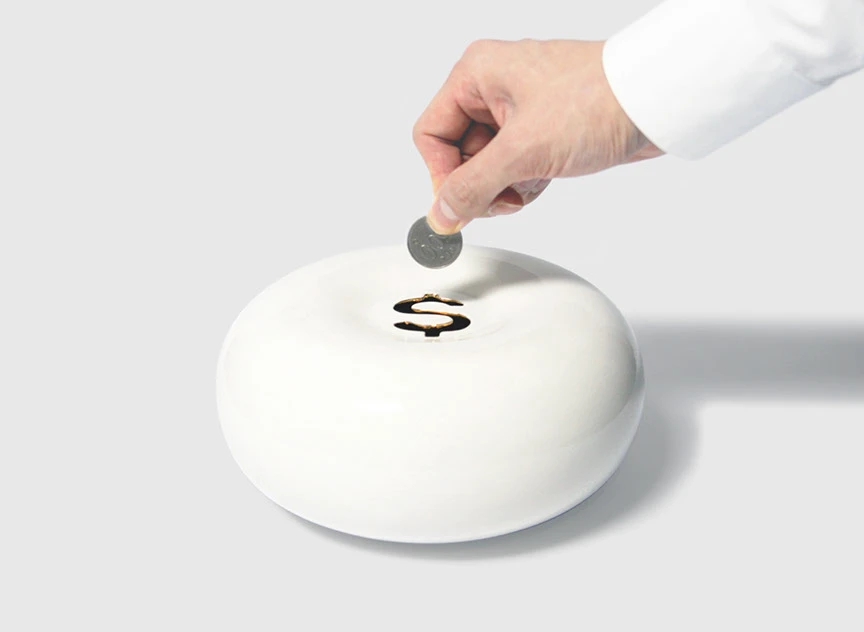 Dollar coin bank，Piggy bank，Coin storage tank，Housewear & Furnishings，