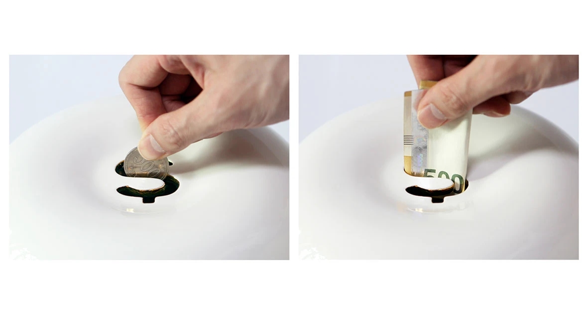 Dollar coin bank，Piggy bank，Coin storage tank，Housewear & Furnishings，