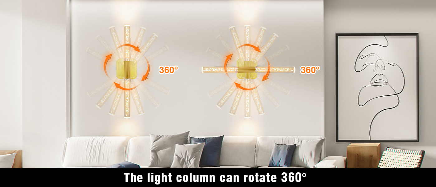 Light guide column wall lamp，Home wall lamp，decorative wall lamp，Rechargeable wall lamp，wireless wall lamp，Living room wall lamp，Wall lamp，