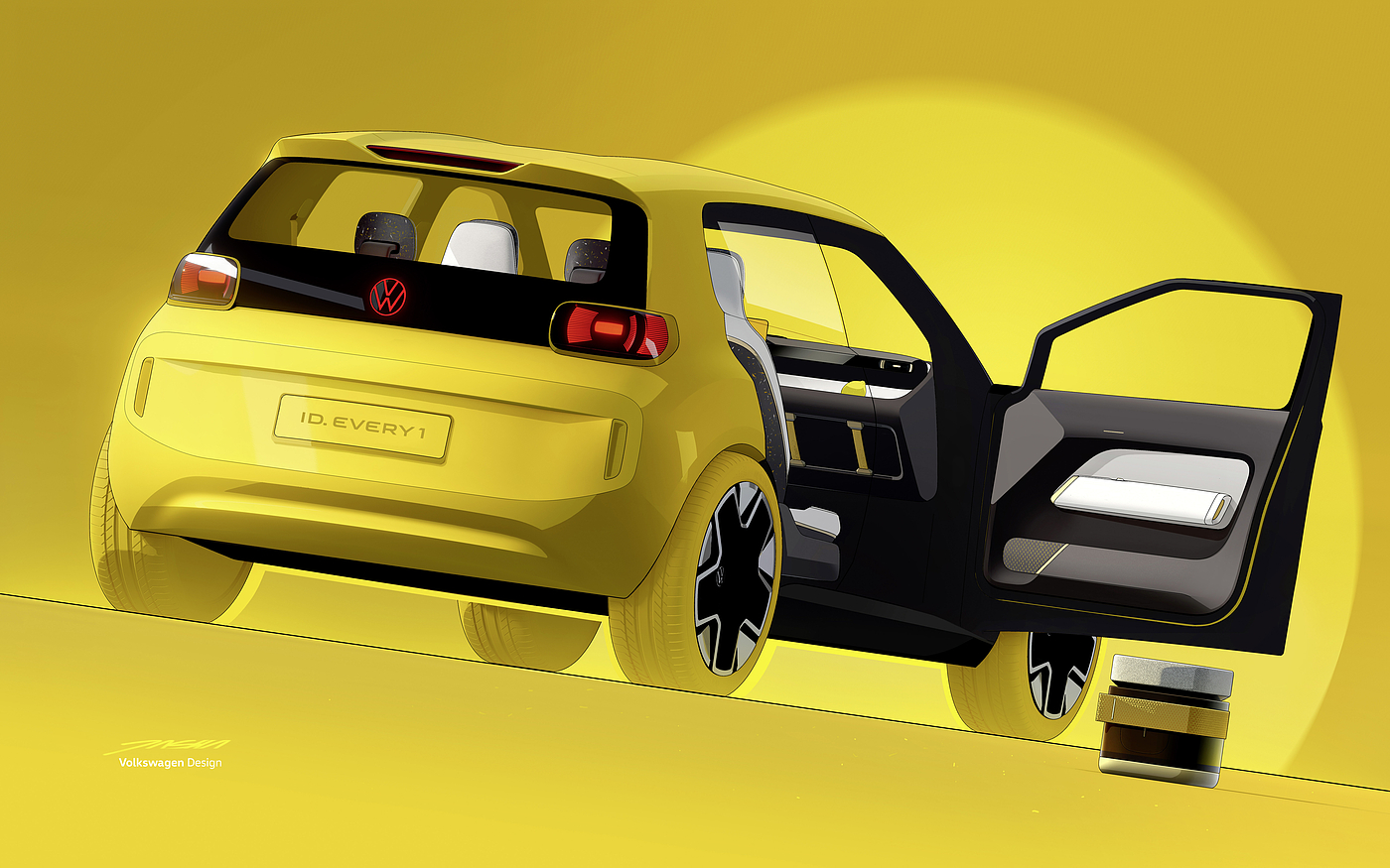 Volkswagen，car，interior，