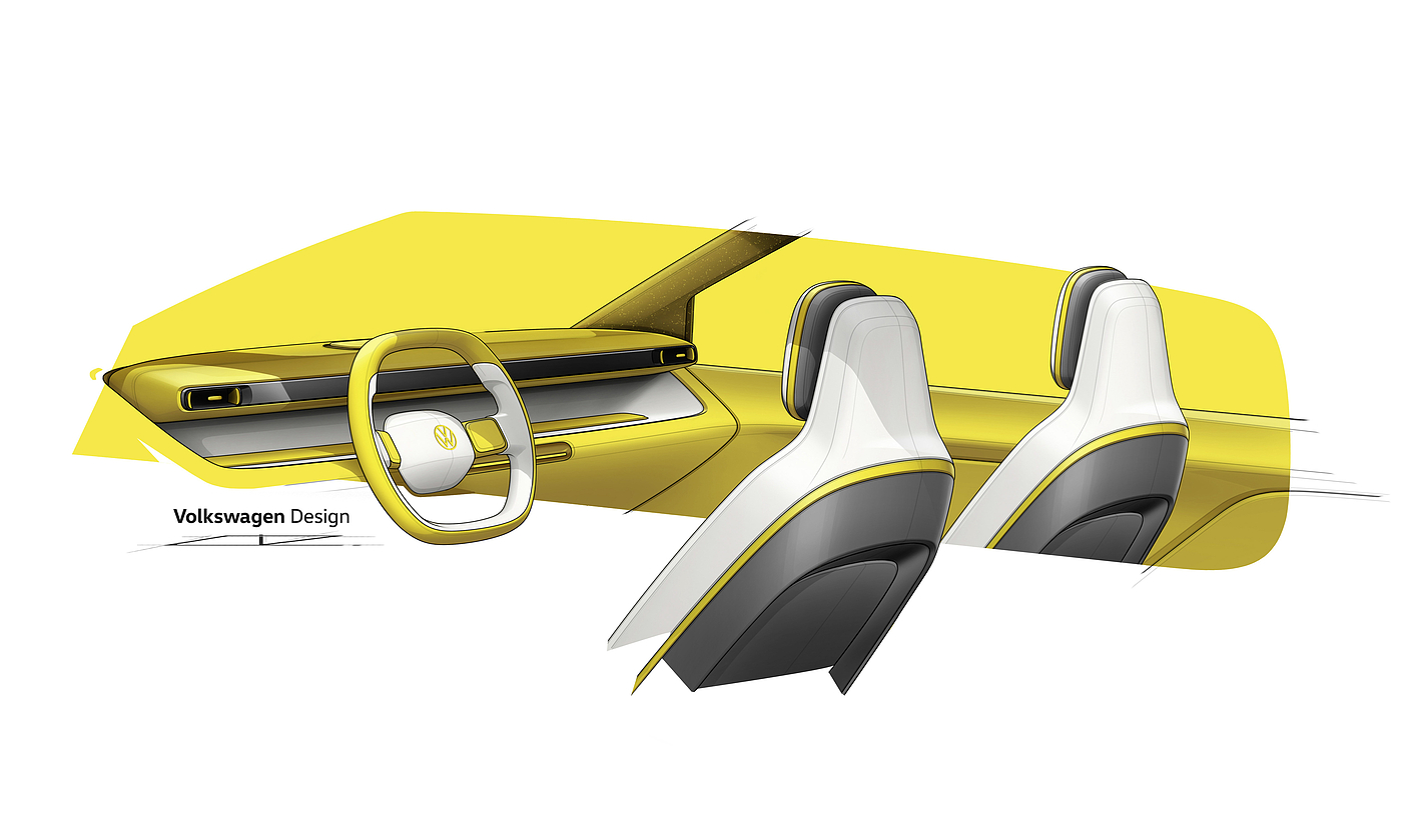Volkswagen，car，interior，