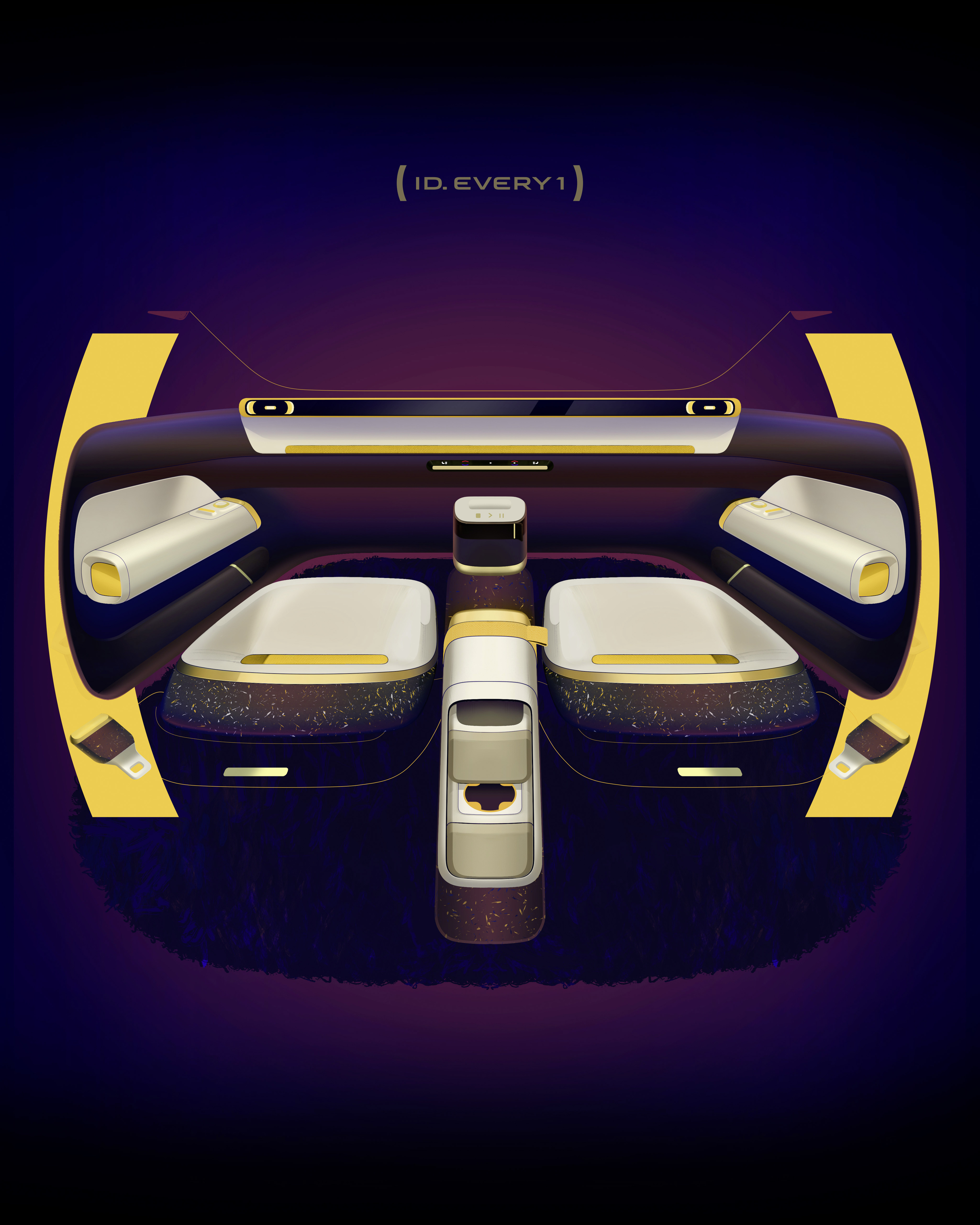 Volkswagen，car，interior，