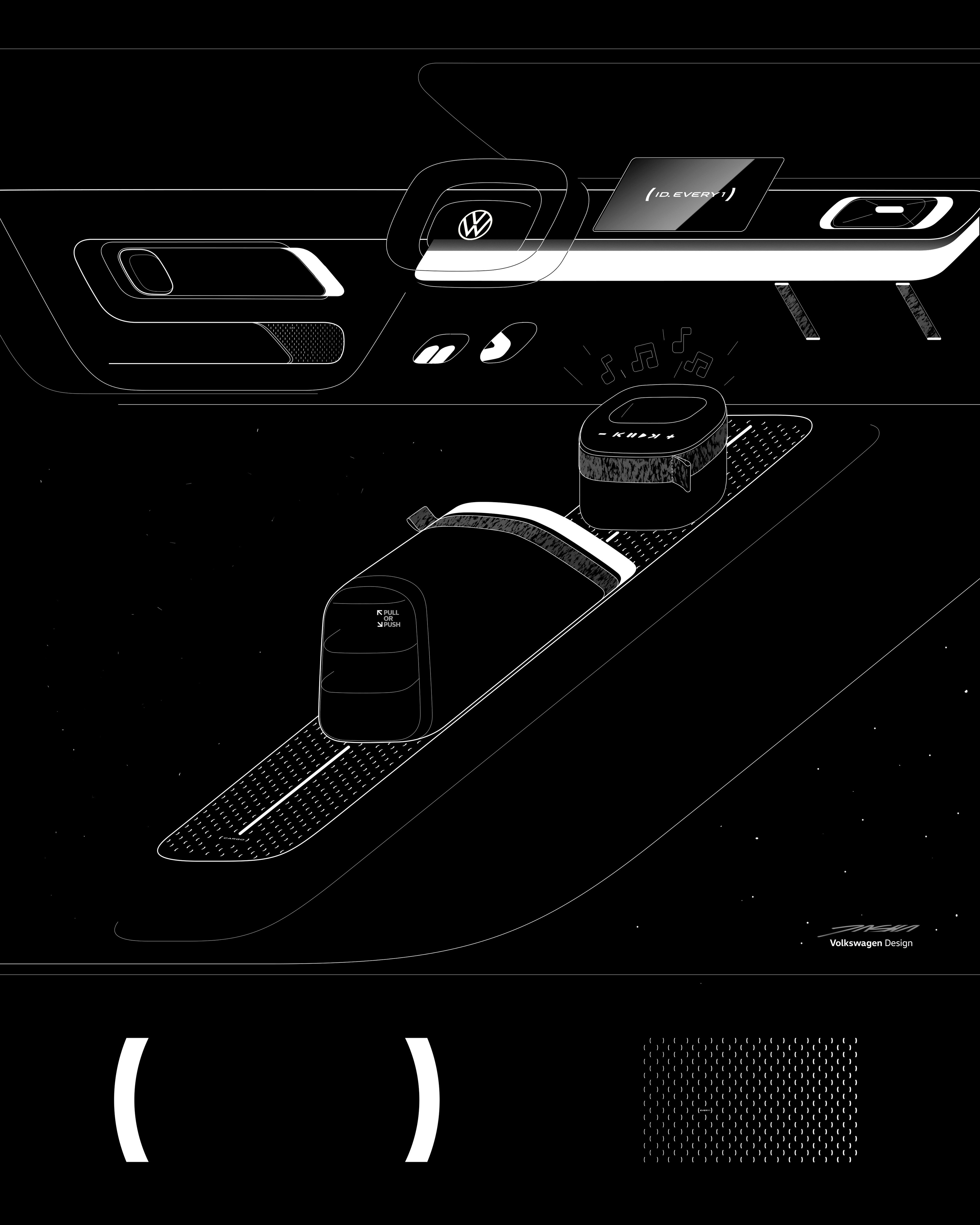 Volkswagen，car，interior，