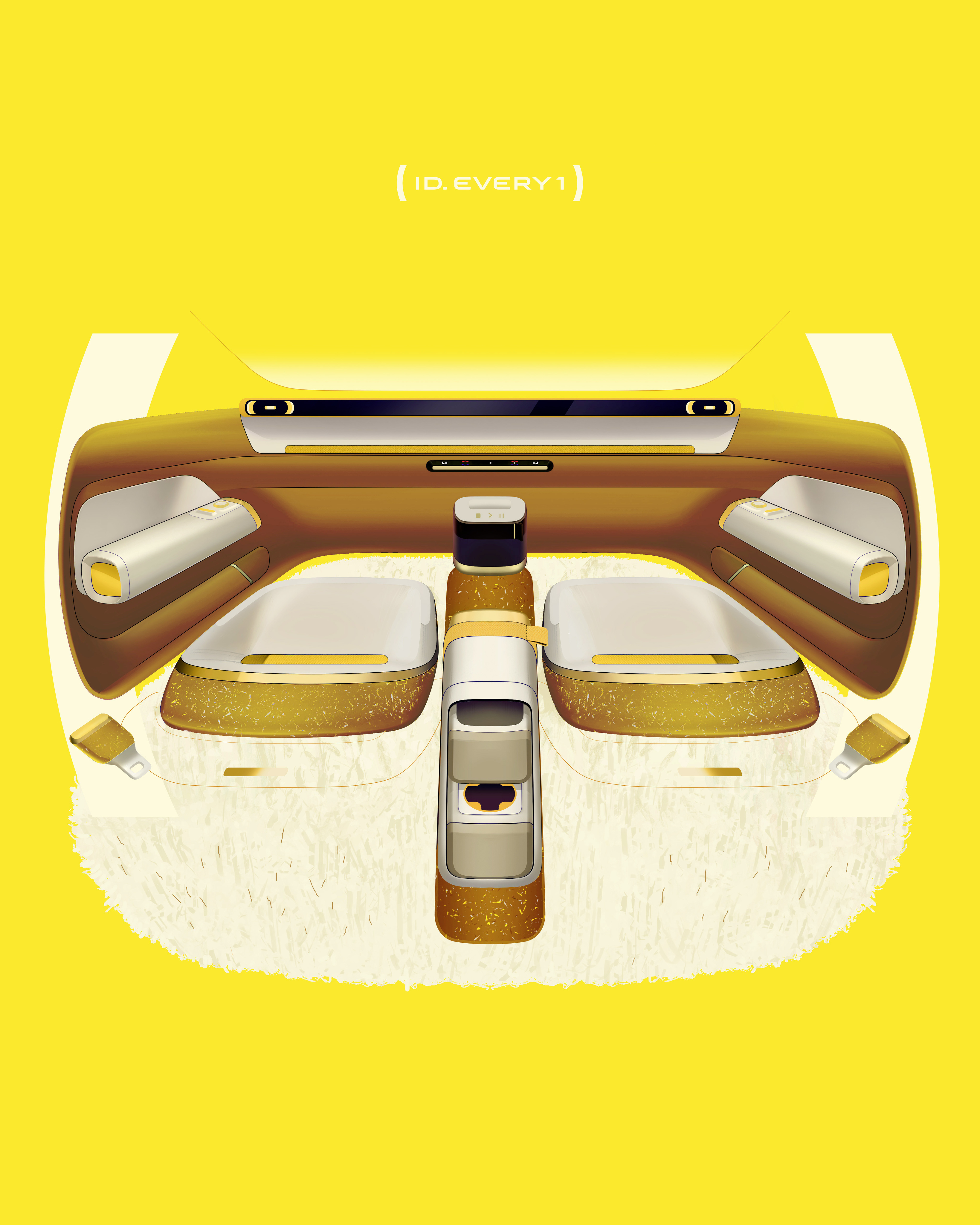 Volkswagen，car，interior，