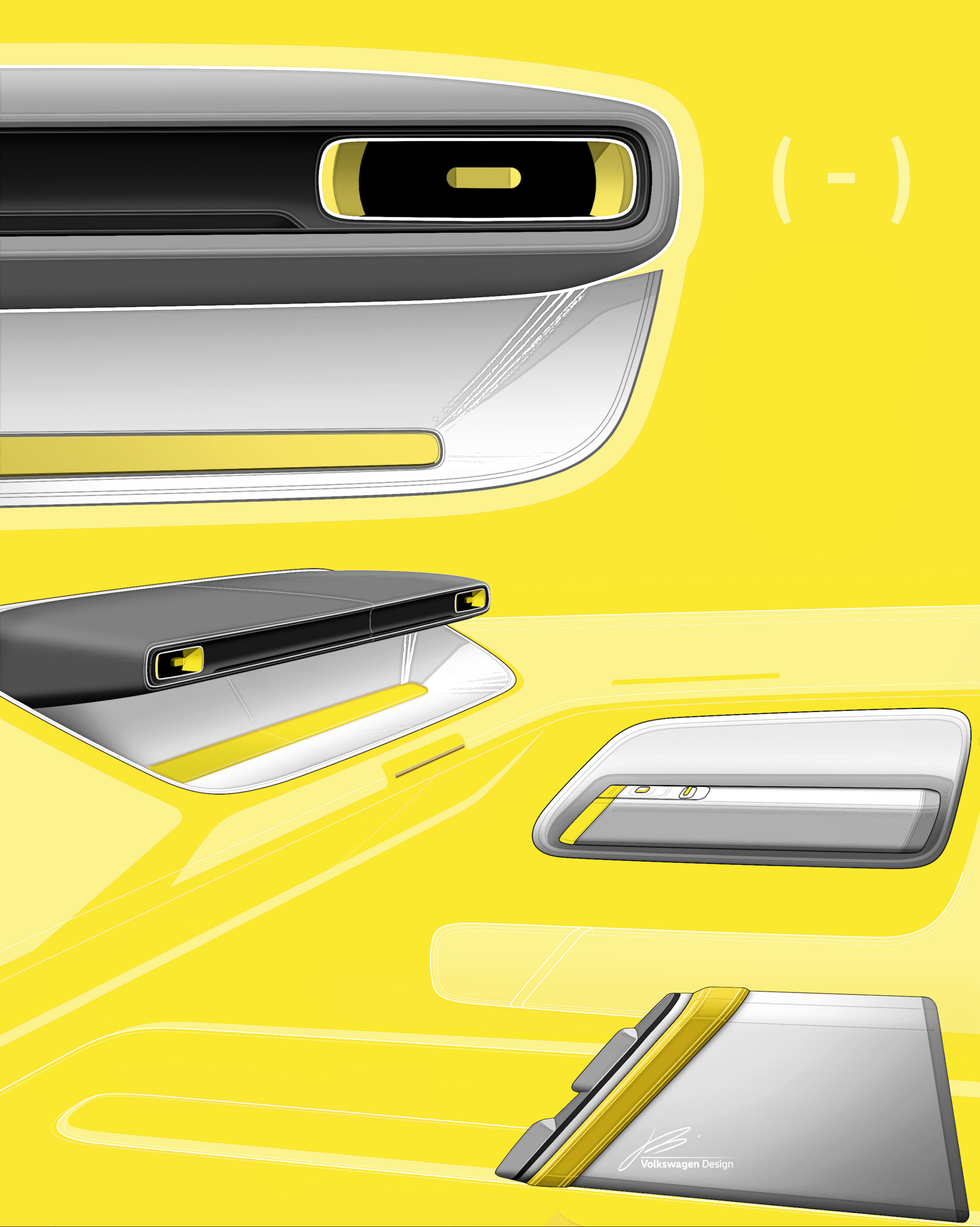 Volkswagen，car，interior，