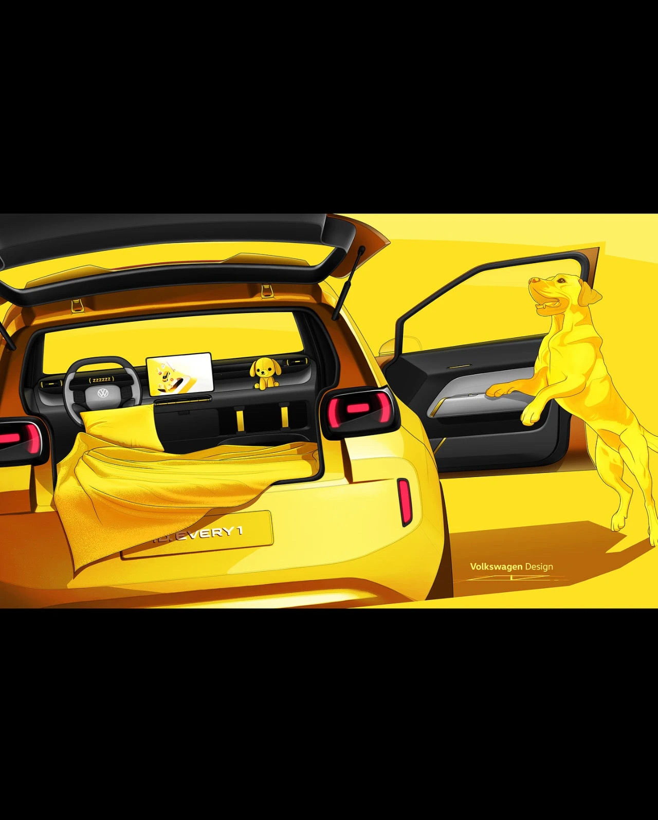 Volkswagen，car，interior，