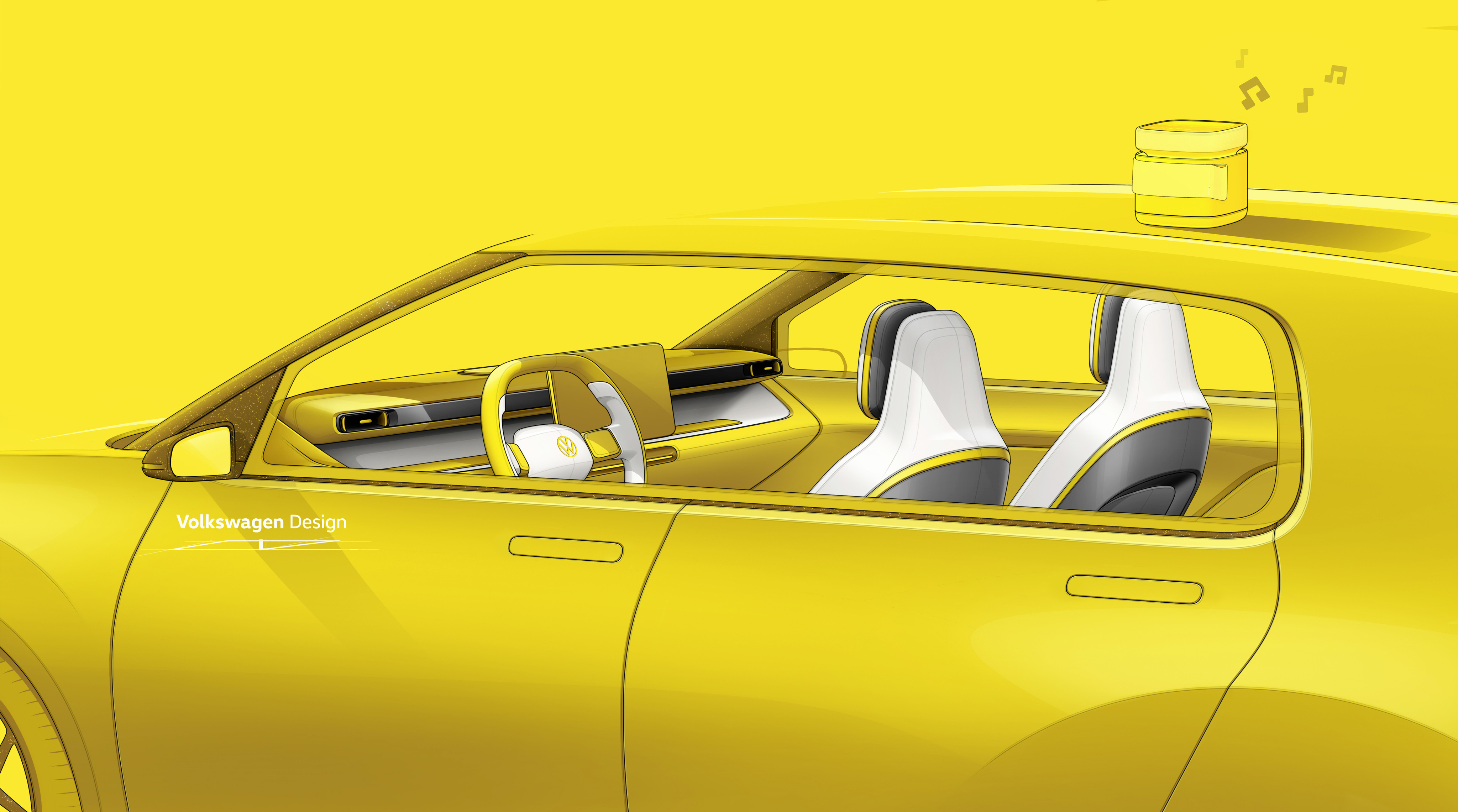 Volkswagen，car，interior，