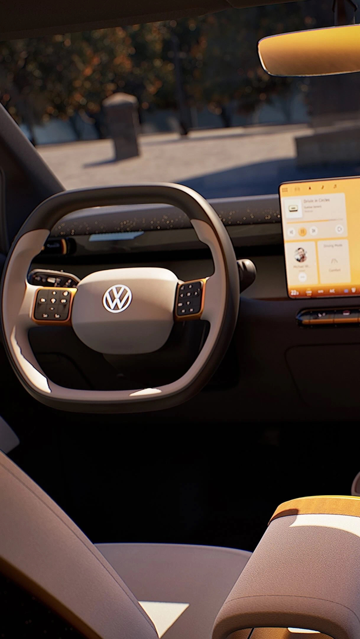 Volkswagen，car，interior，
