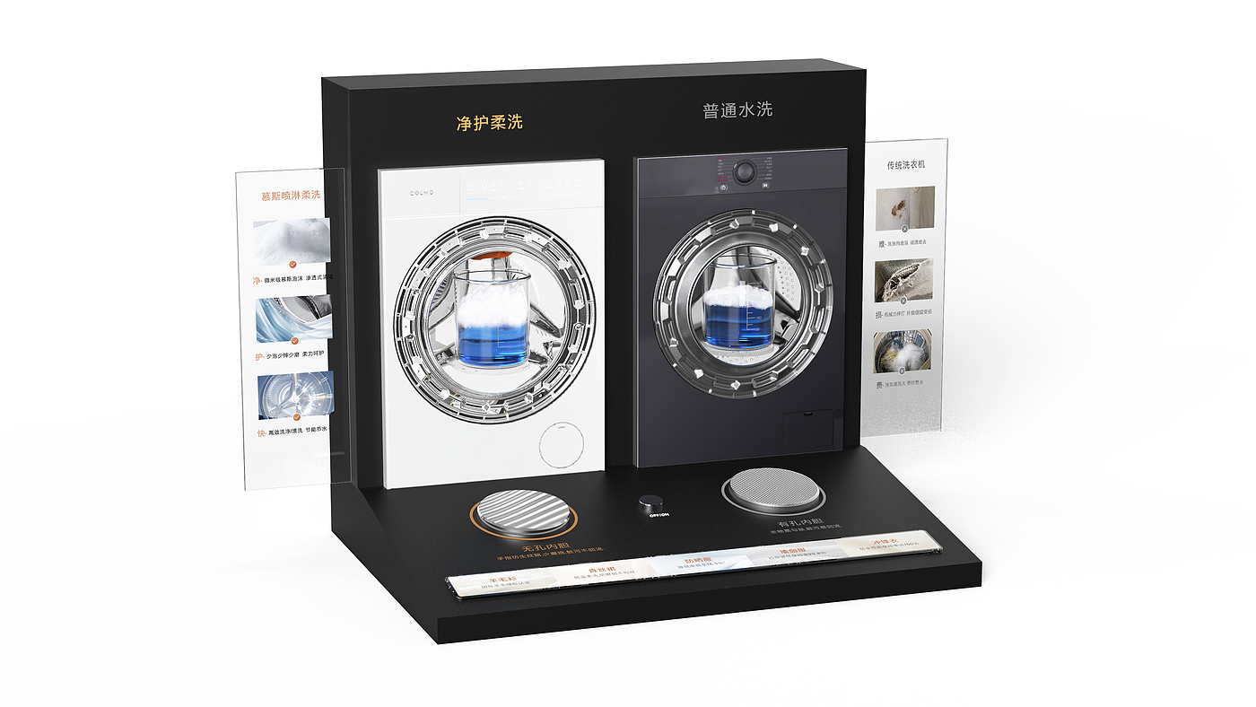 Washing machine，Experience props，Display props，Principle demonstration，