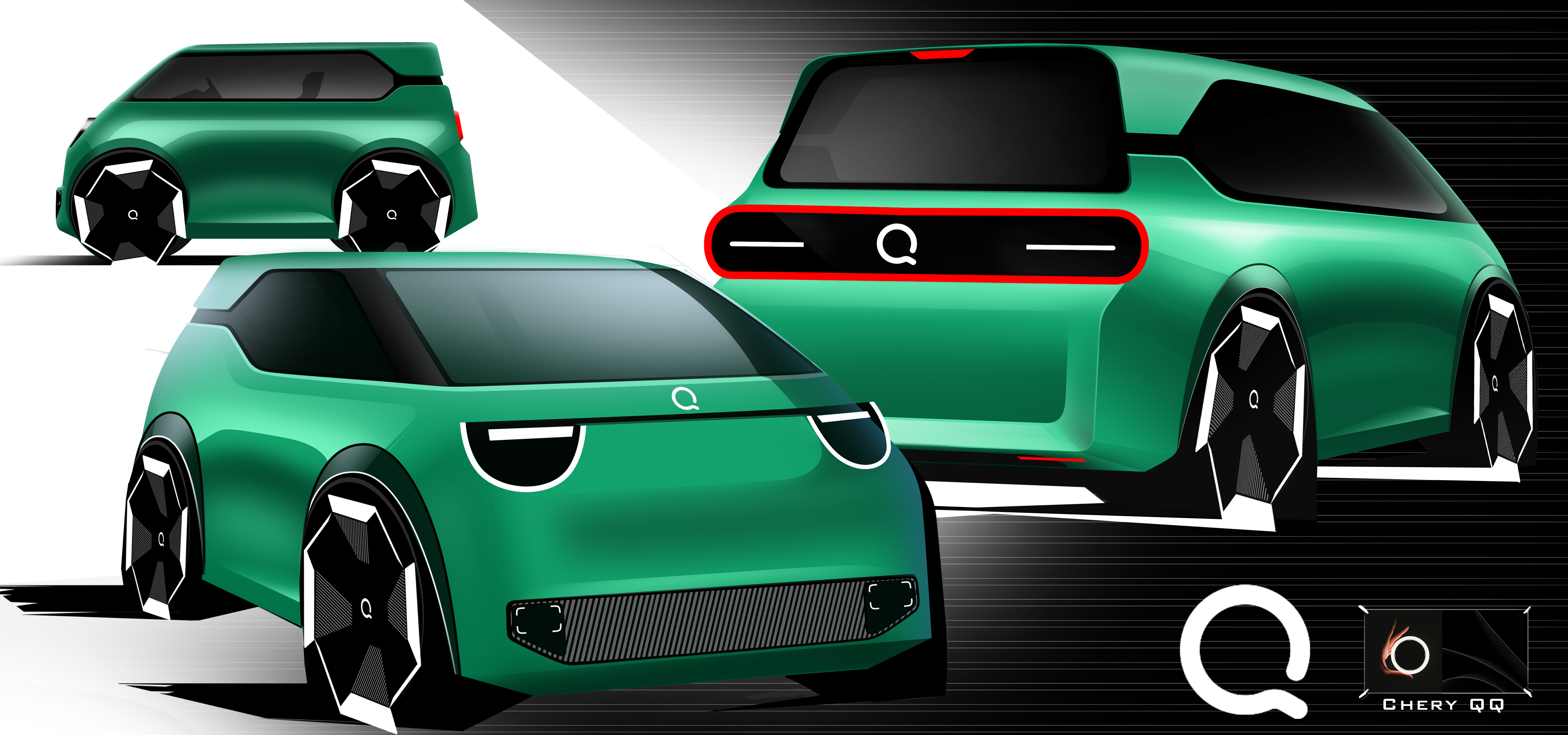 Modeling design of mini car，Exterior design，Seat design，car seat design，sample reels，sketch，Sketches，automobile，