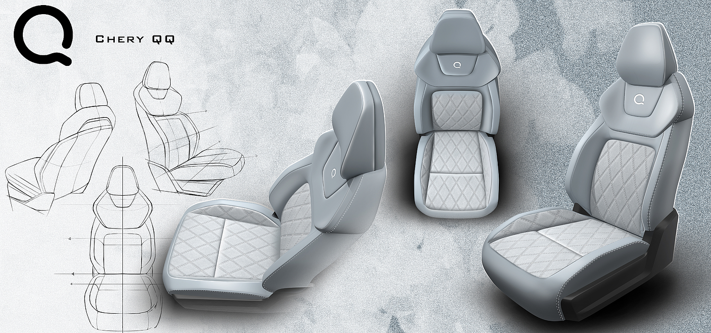 Modeling design of mini car，Exterior design，Seat design，car seat design，sample reels，sketch，Sketches，automobile，