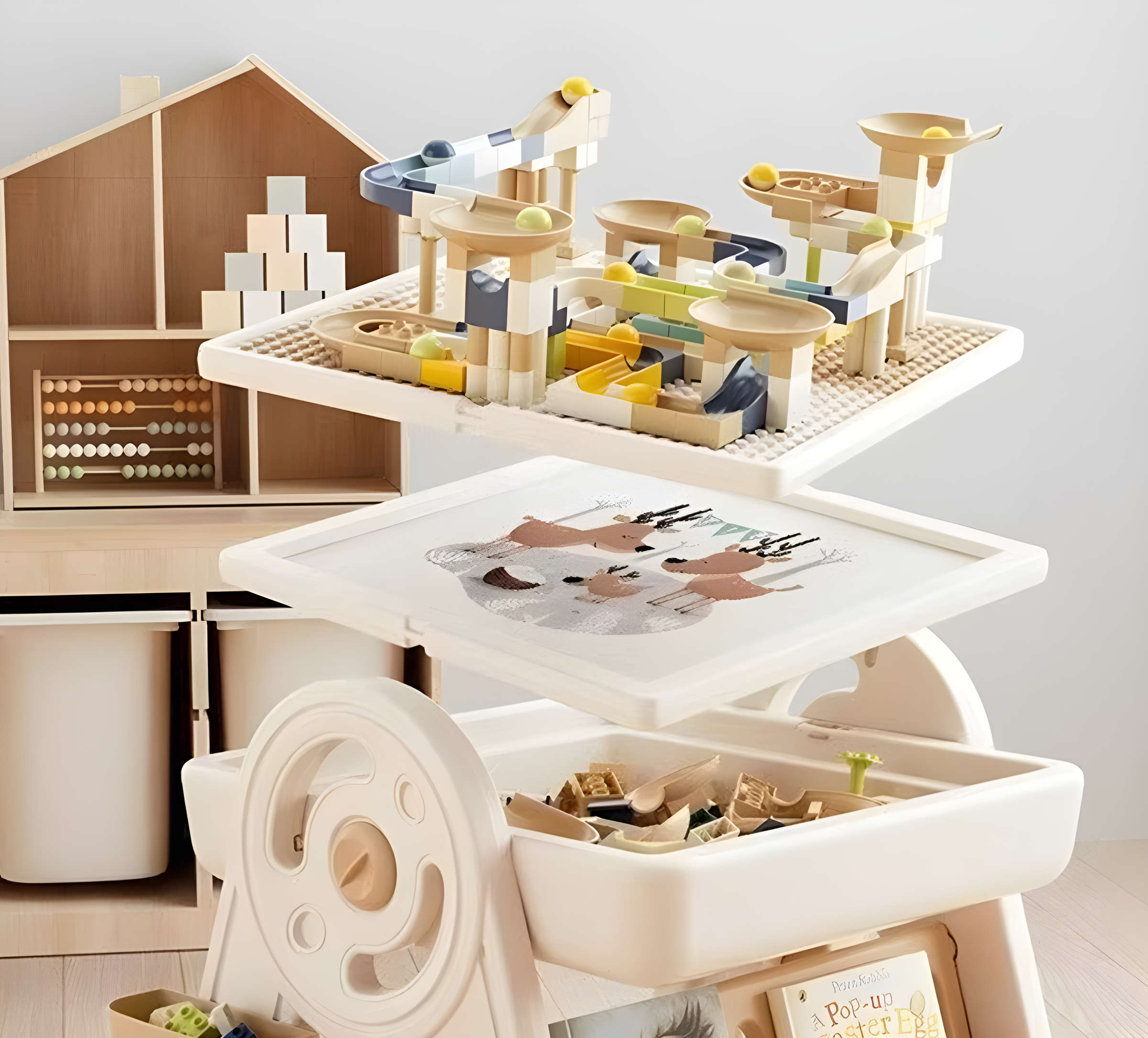 Building block table，product design，