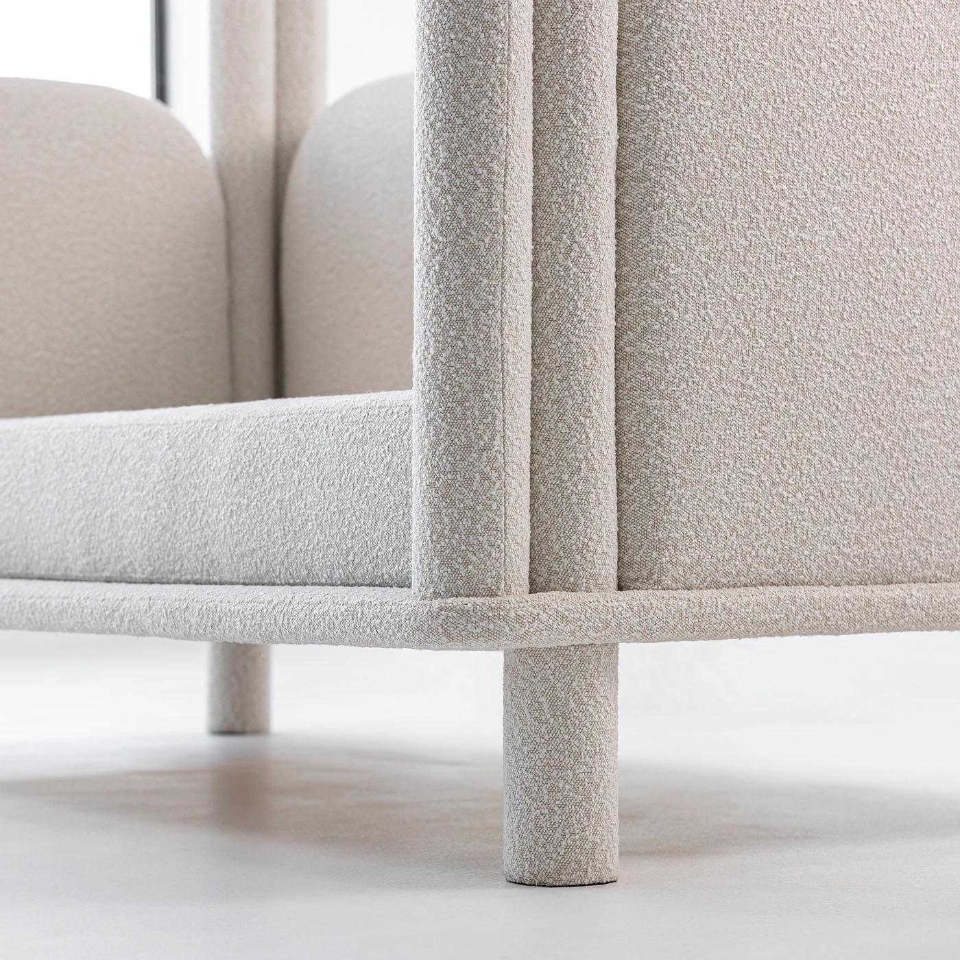 ROUNDISH BED，Bed，furniture，industrial design，