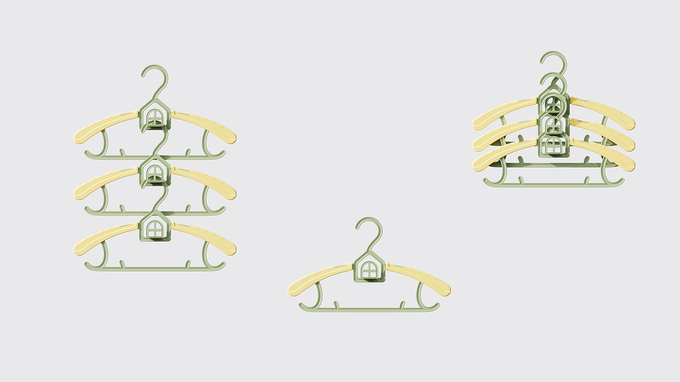 Children's clothes rack，product design，