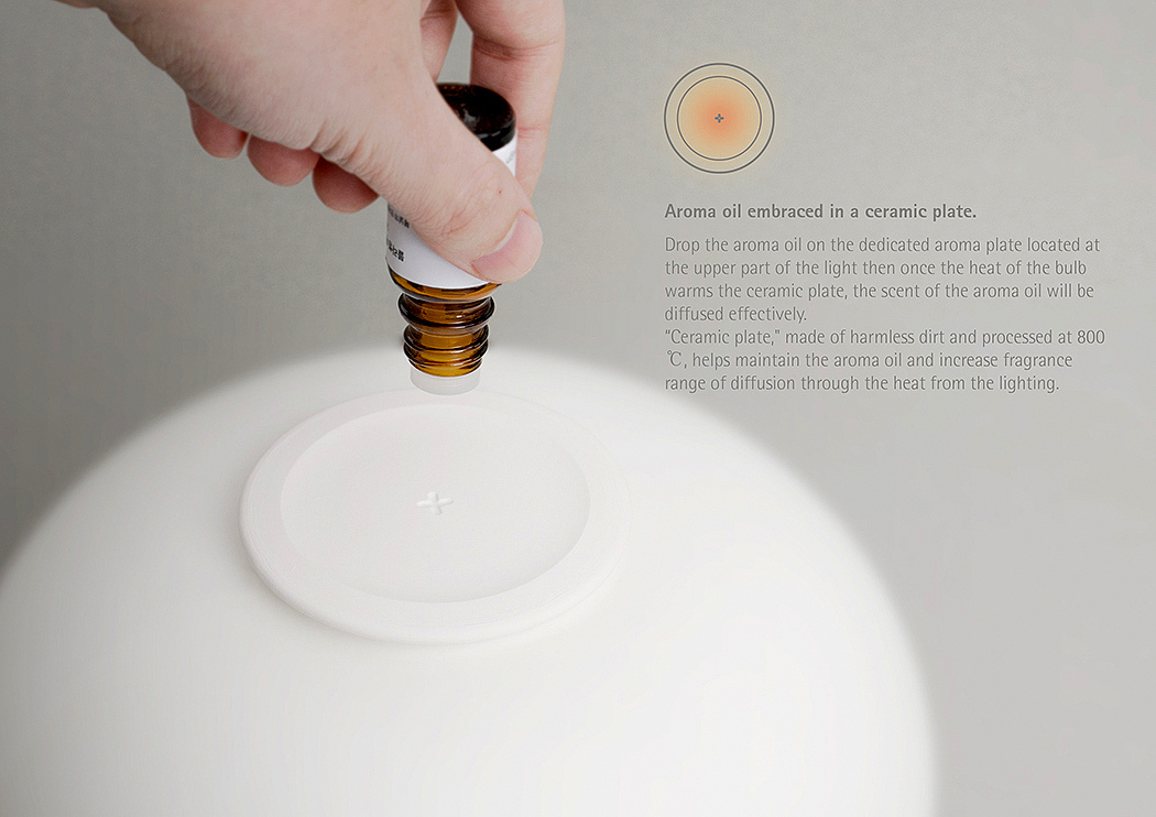 Aromatherapy lamp，Ro，product design，