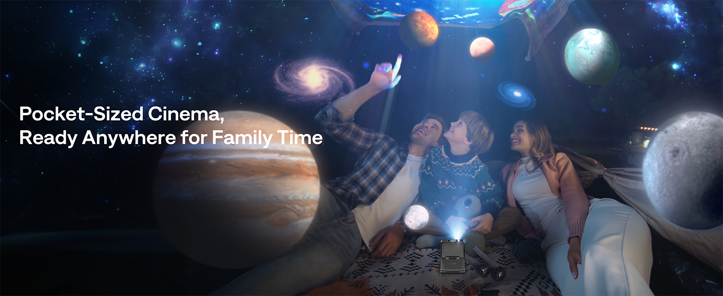 Three folding, projector, industrial design, Zhe，