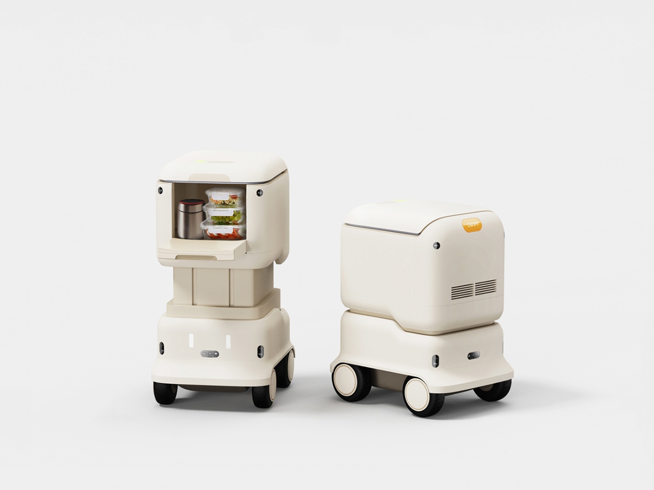 Amity，robot，Mobile refrigerator，Service community，Food Delivery Service，