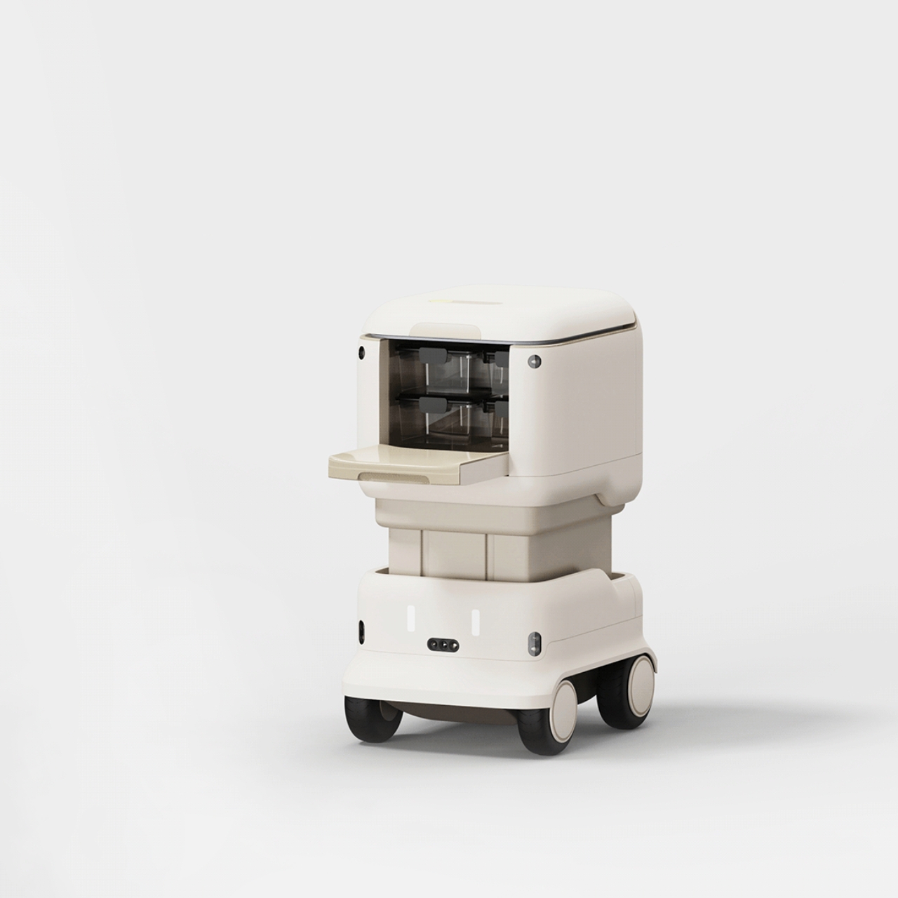 Amity，robot，Mobile refrigerator，Service community，Food Delivery Service，