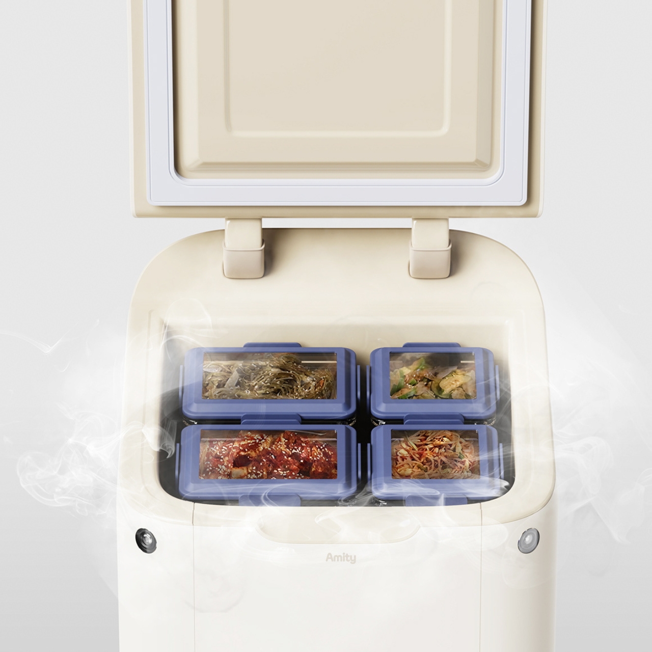 Amity，robot，Mobile refrigerator，Service community，Food Delivery Service，