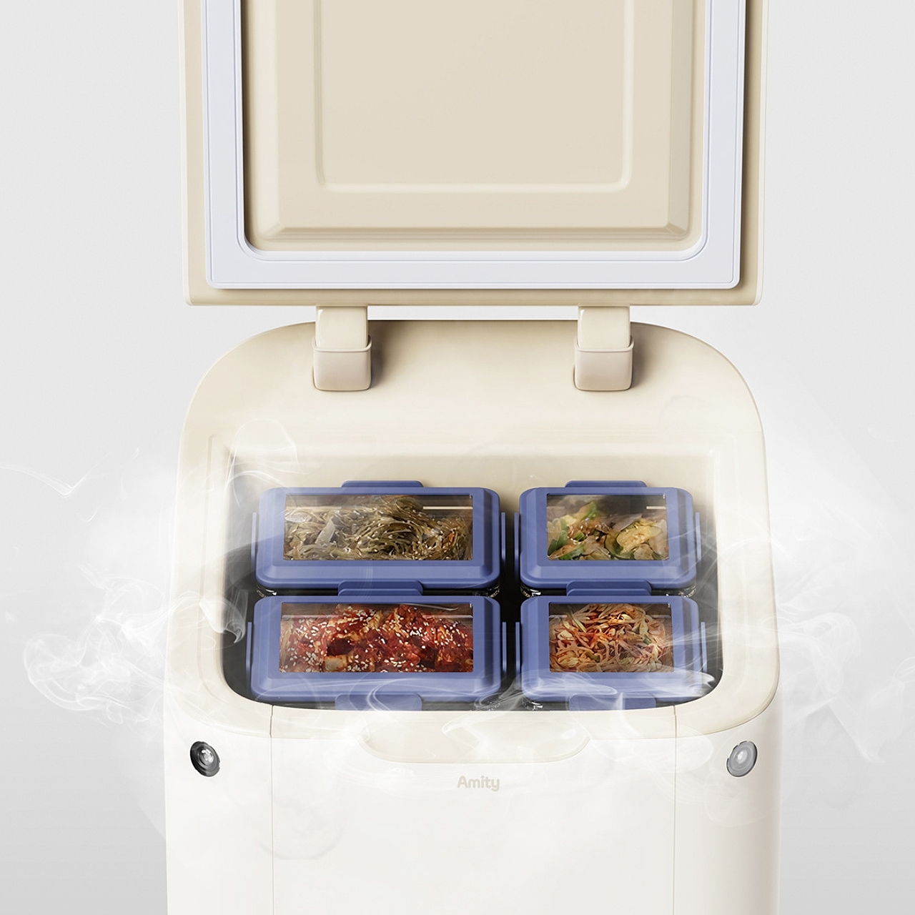Amity，robot，Mobile refrigerator，Service community，Food Delivery Service，