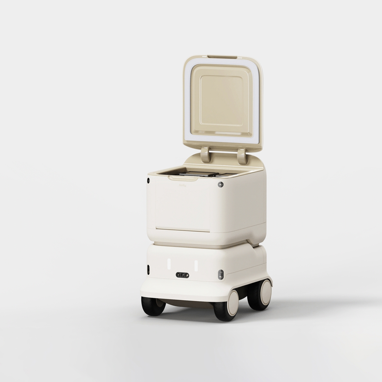 Amity，robot，Mobile refrigerator，Service community，Food Delivery Service，