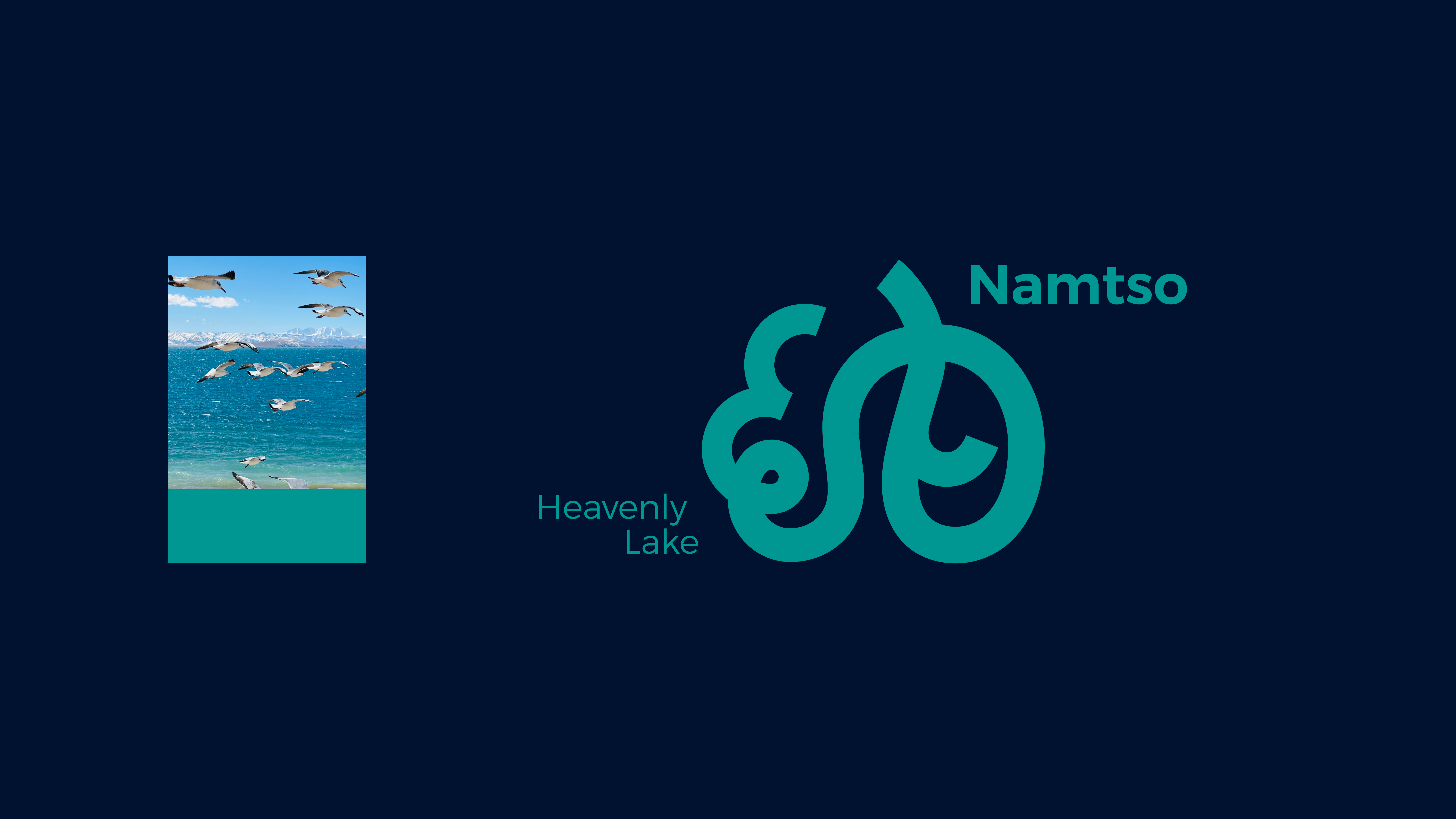 Namtso，Lake Beach，Logo design，Font design，Original design，national culture，Brand design，Visual recognition，