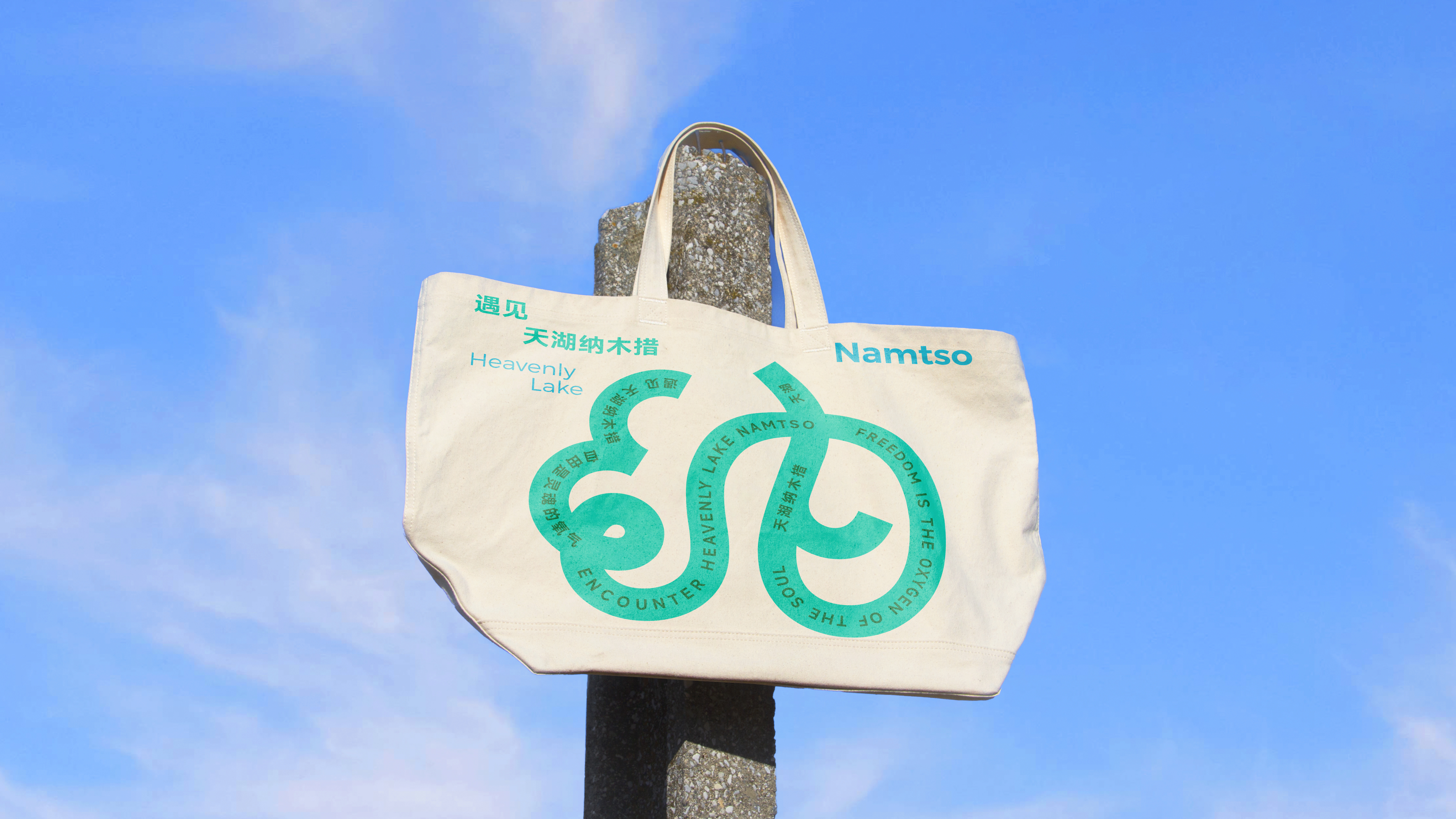 Namtso，Lake Beach，Logo design，Font design，Original design，national culture，Brand design，Visual recognition，