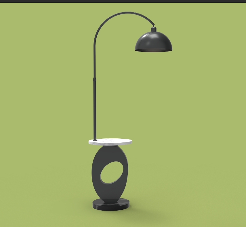 Floor lamp，Soft outfit，