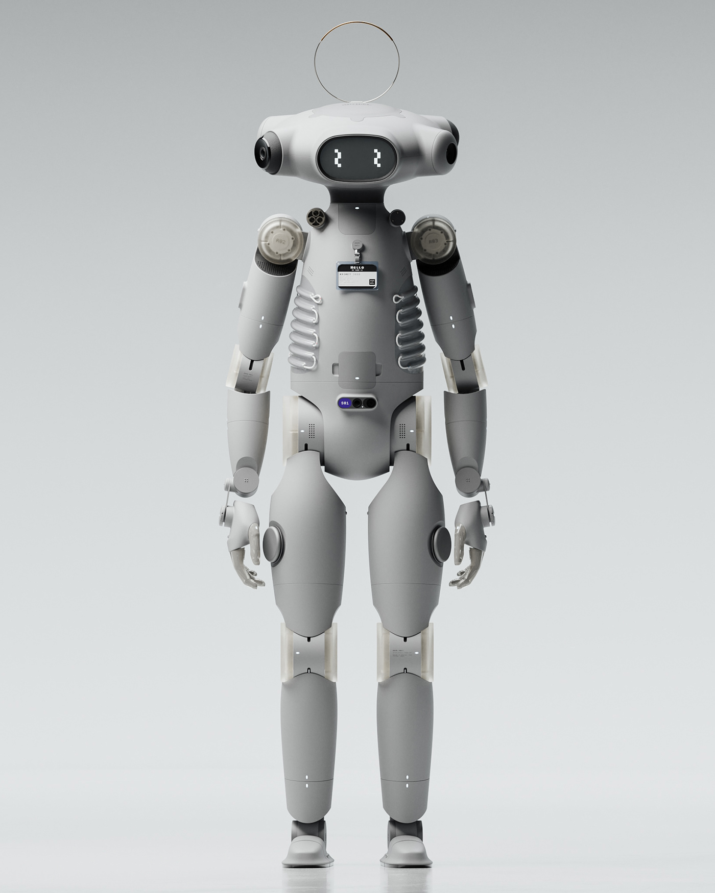 Kriket 3000，robot，artificial intelligence，Character design，