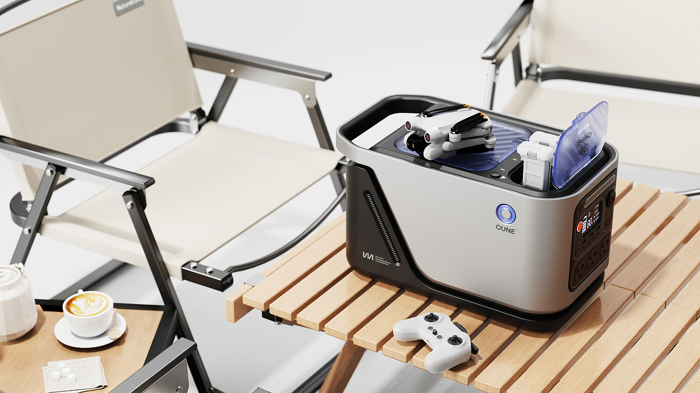 product design，outdoors，UAV，industrial design，sample reels，Original works，portable source，