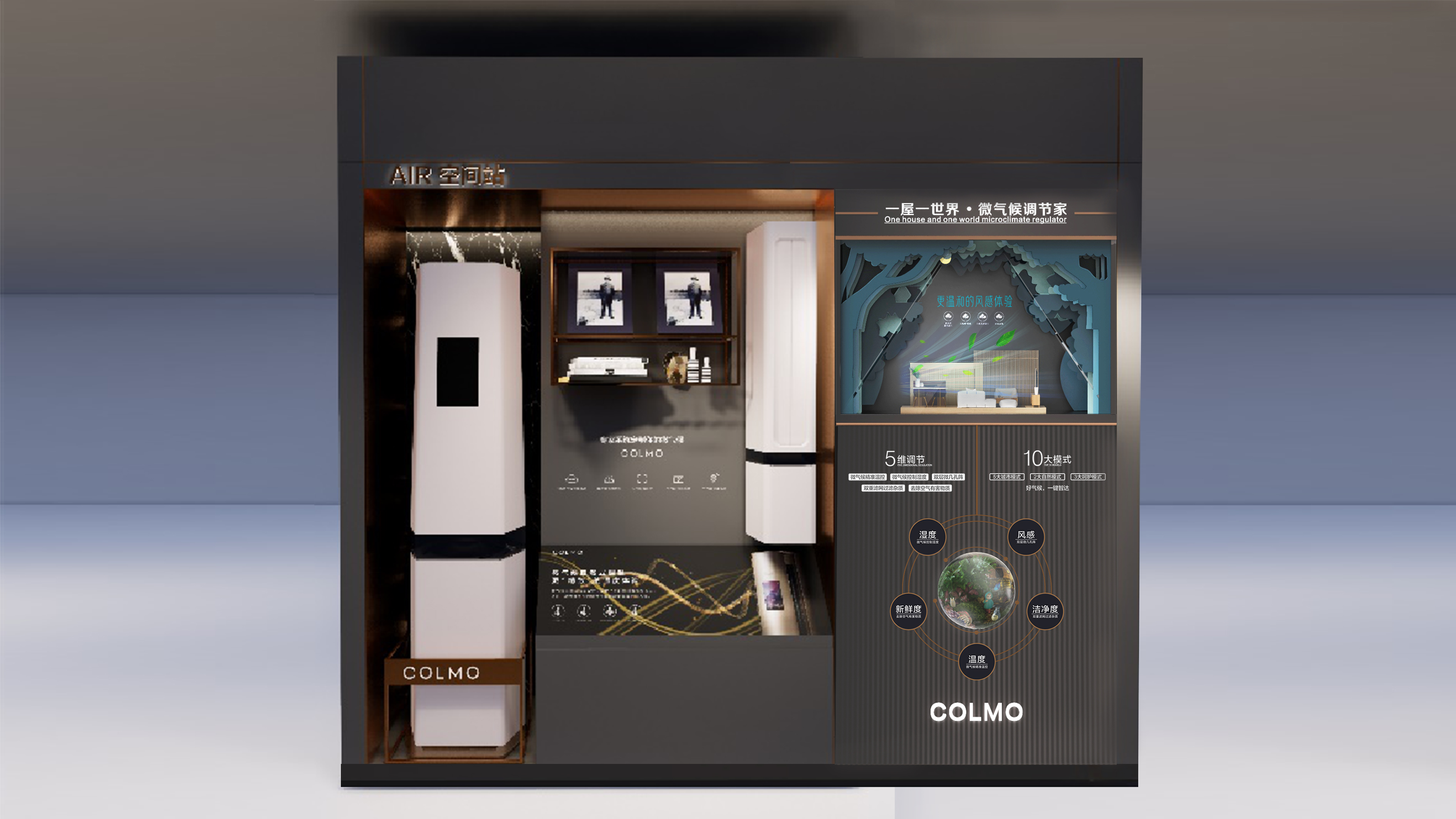 air conditioner，Product main push position，space station，Technical principle，