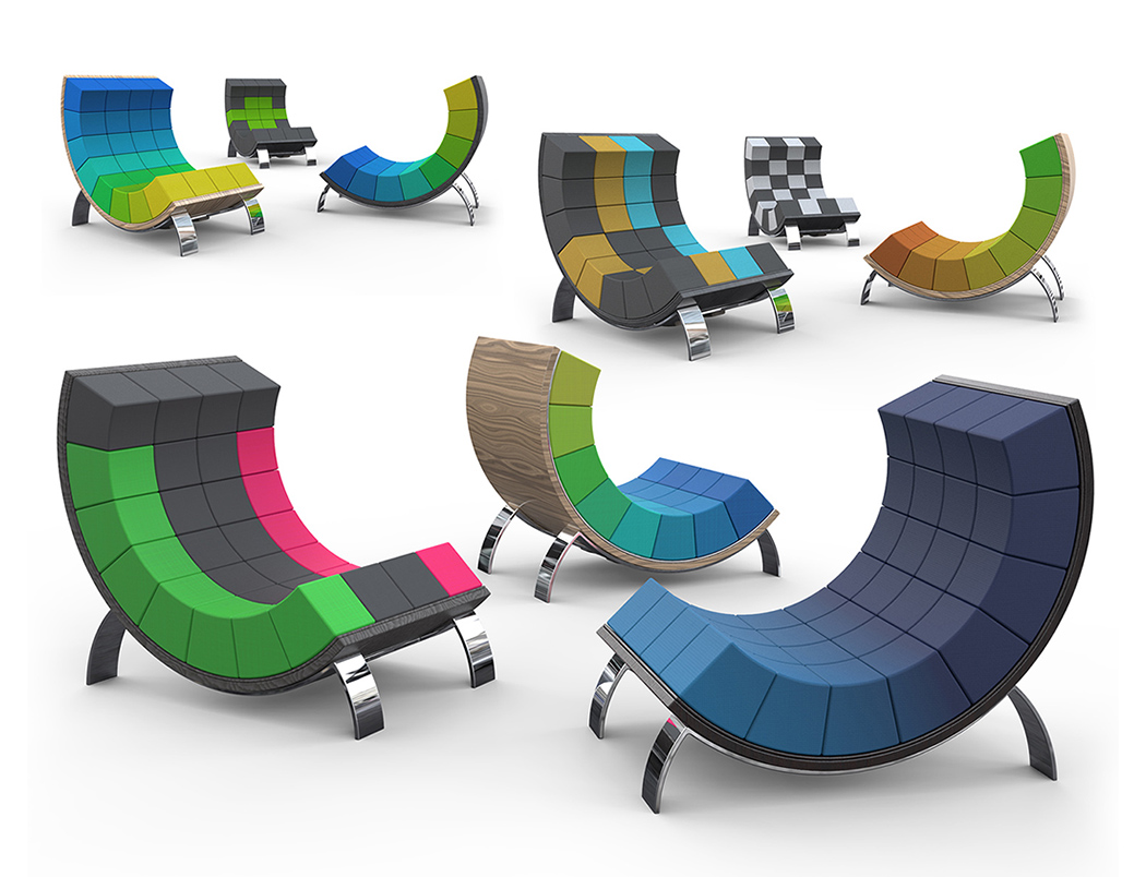 Modular design，Chair design，