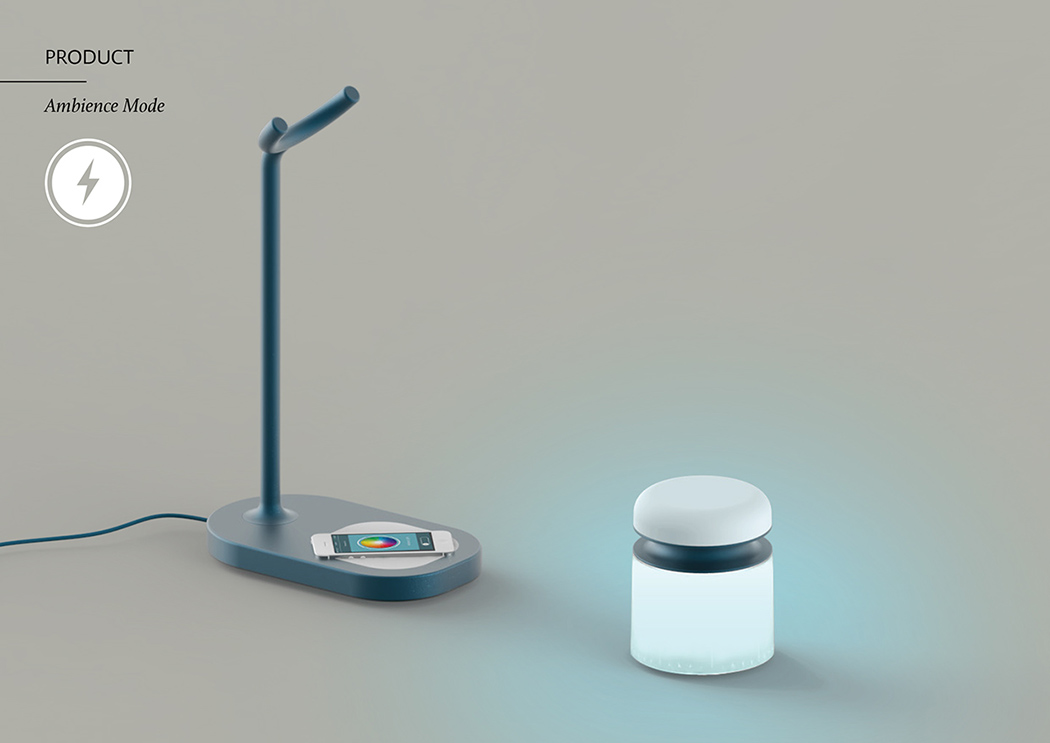 Mobile interference，Desk lamp，product design，