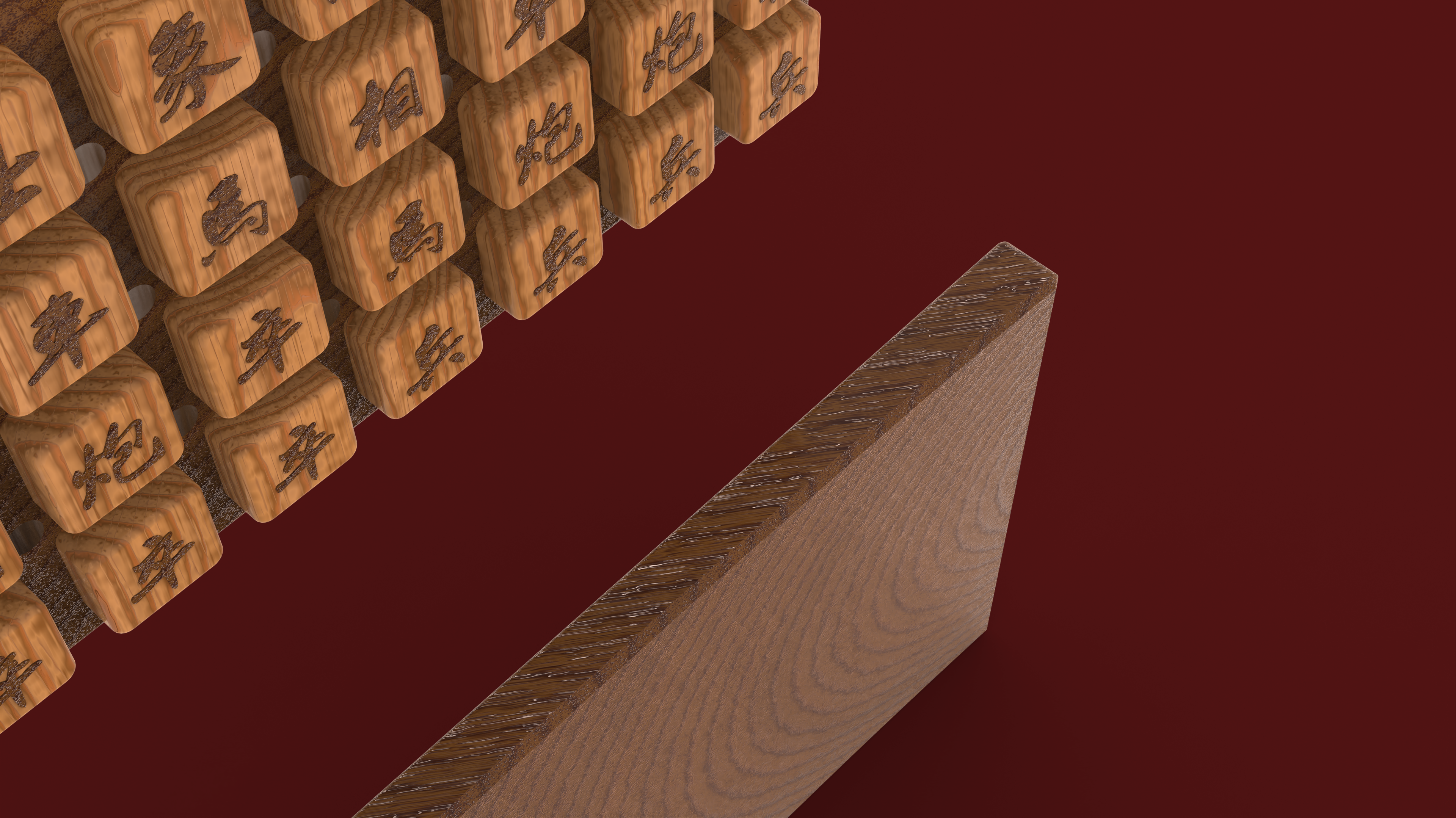 Chinese chess，new concept，Material Science，modern，