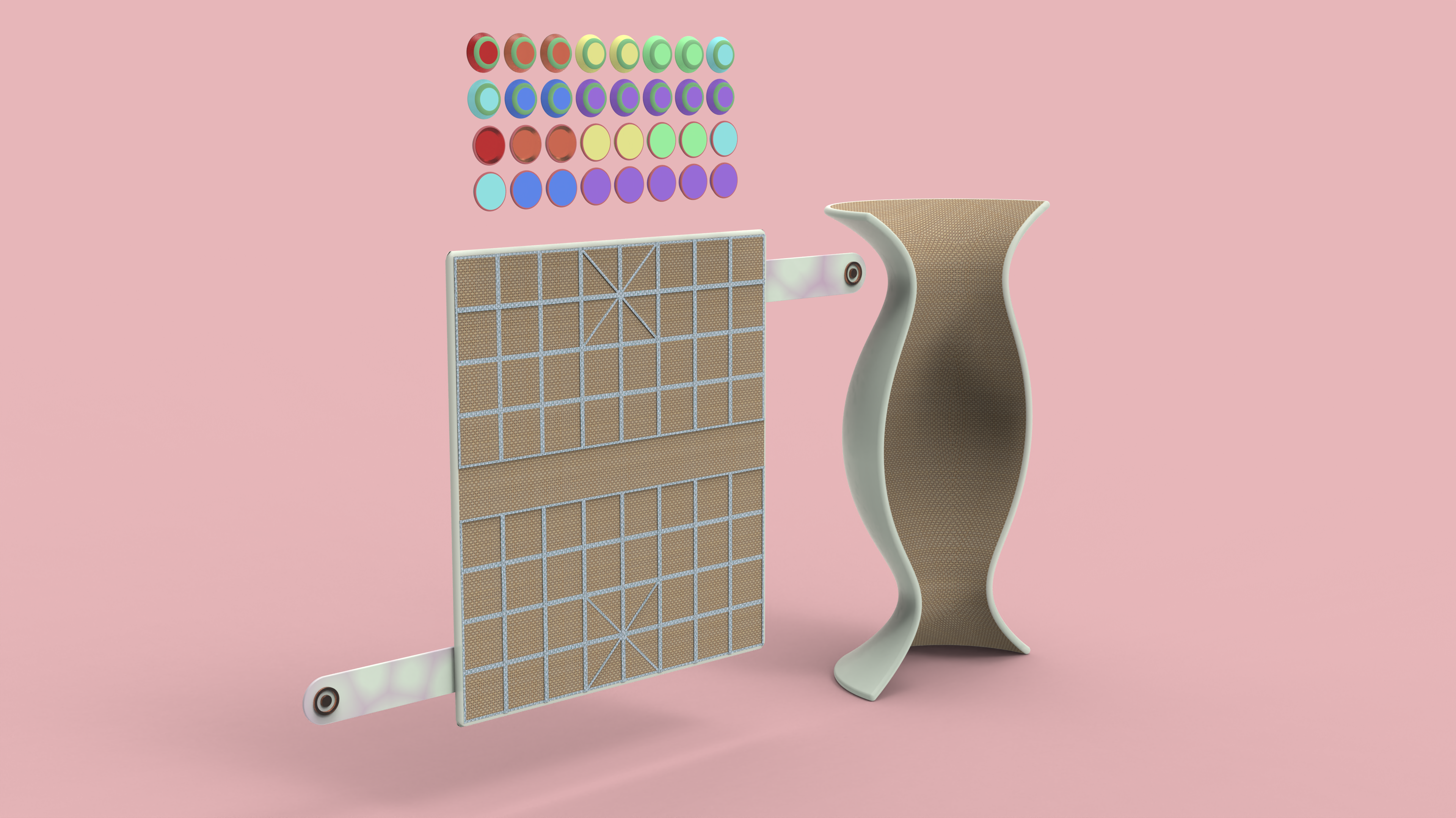 Chinese chess，new concept，Material Science，modern，