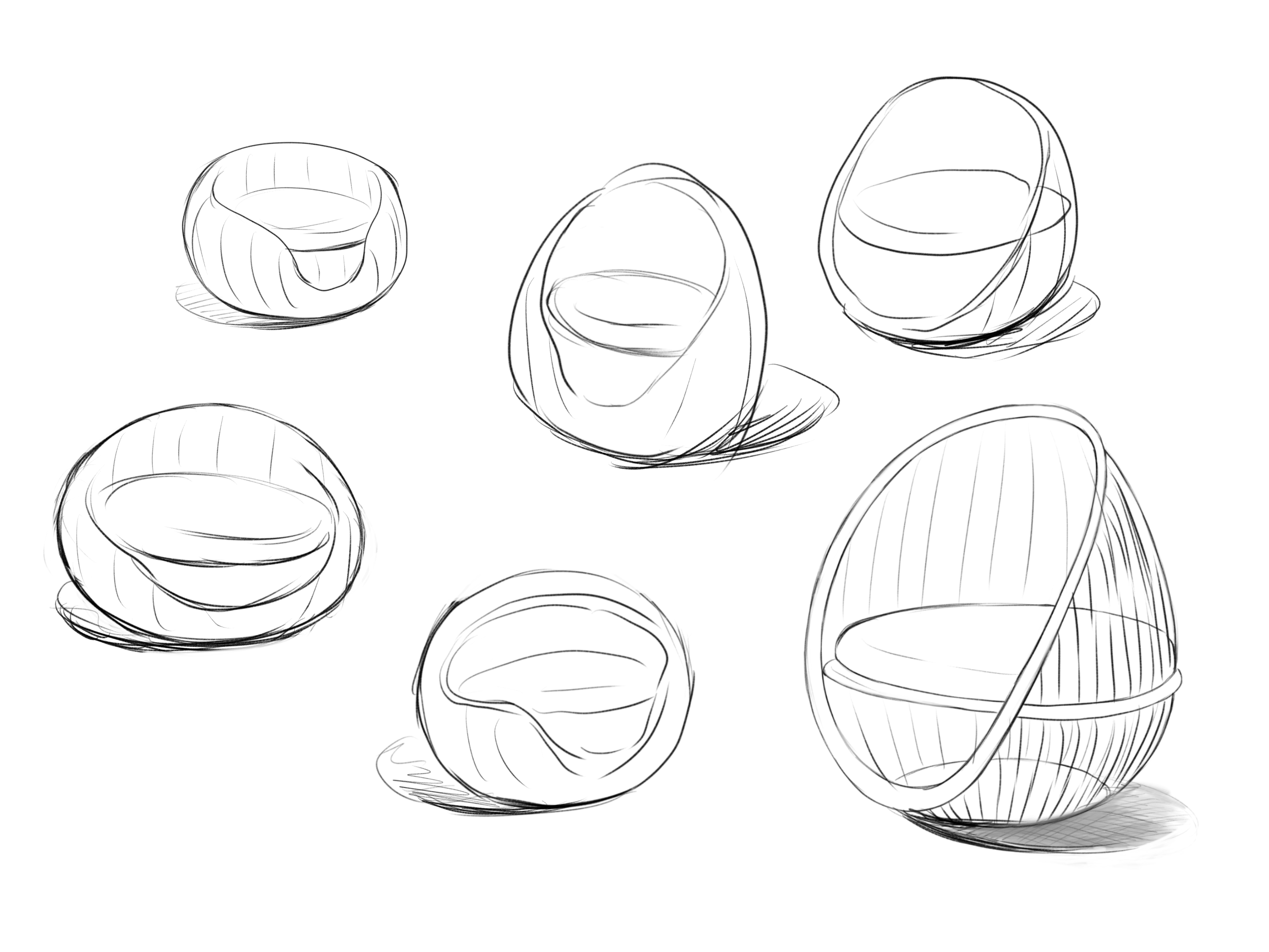 willow，Wicker，Funan，Bag，headset，chair，modern，