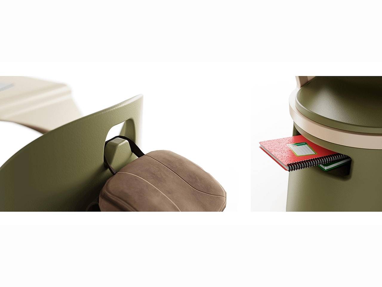 Recycled polyethylene，Clever，desk，rural construction，Rural classroom，