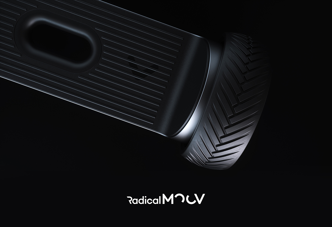 product design，black，Balance car，Radical MOOV，