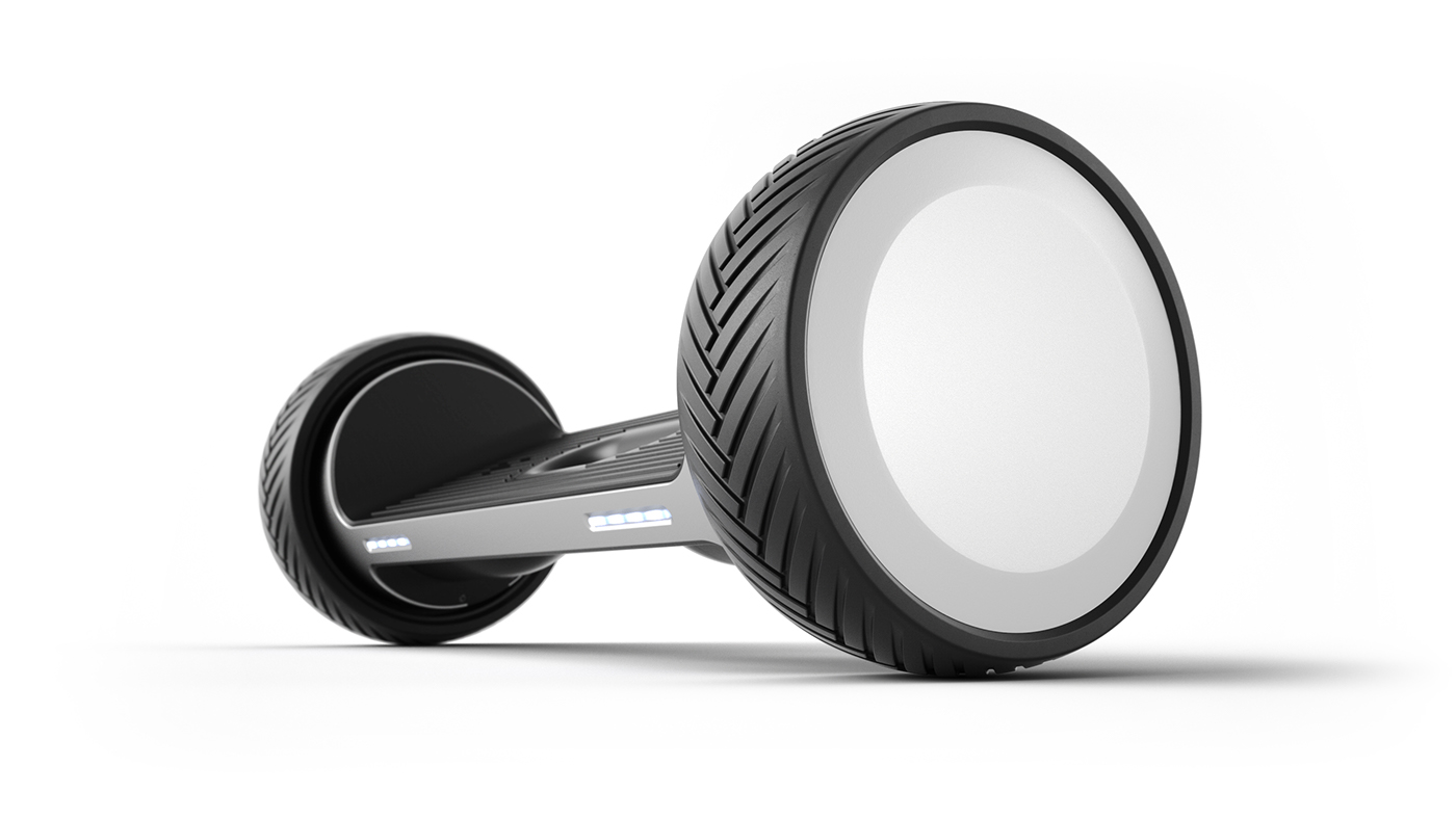 product design，black，Balance car，Radical MOOV，