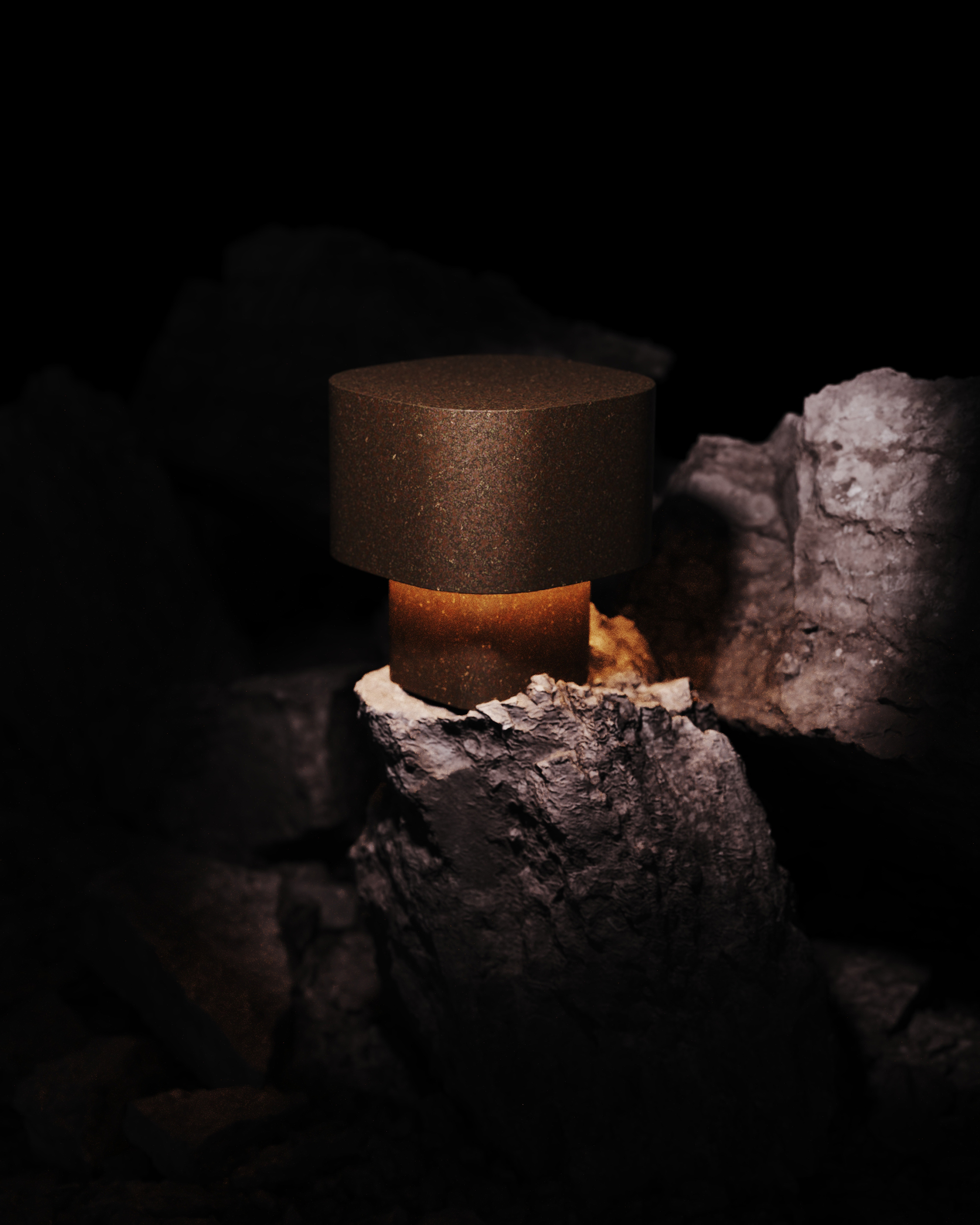 Desk lamp，product design，Lamp design，Bioplastics，Recycled plastics，desk lamp，Product rendering，industrial design，