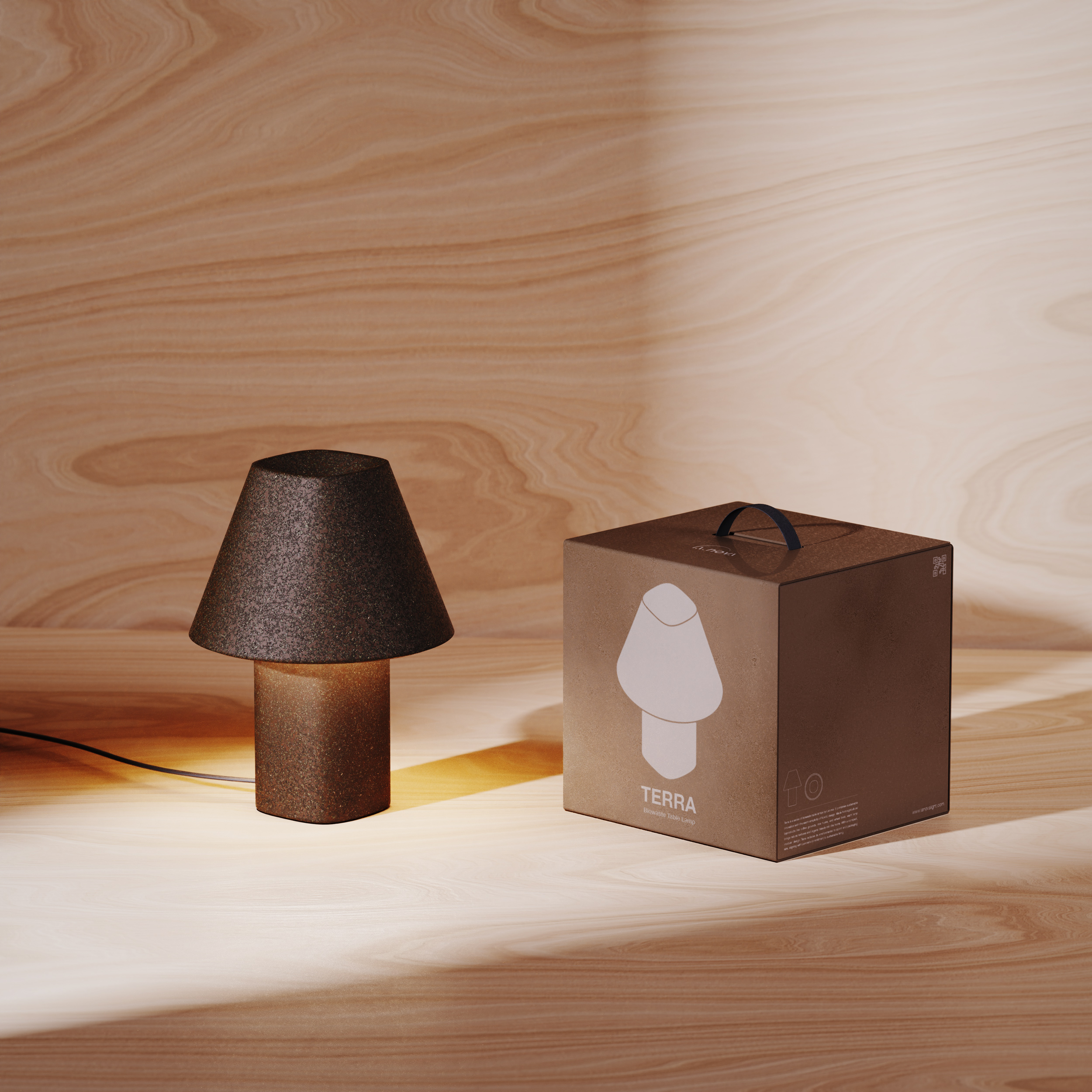 Desk lamp，product design，Lamp design，Bioplastics，Recycled plastics，desk lamp，Product rendering，industrial design，