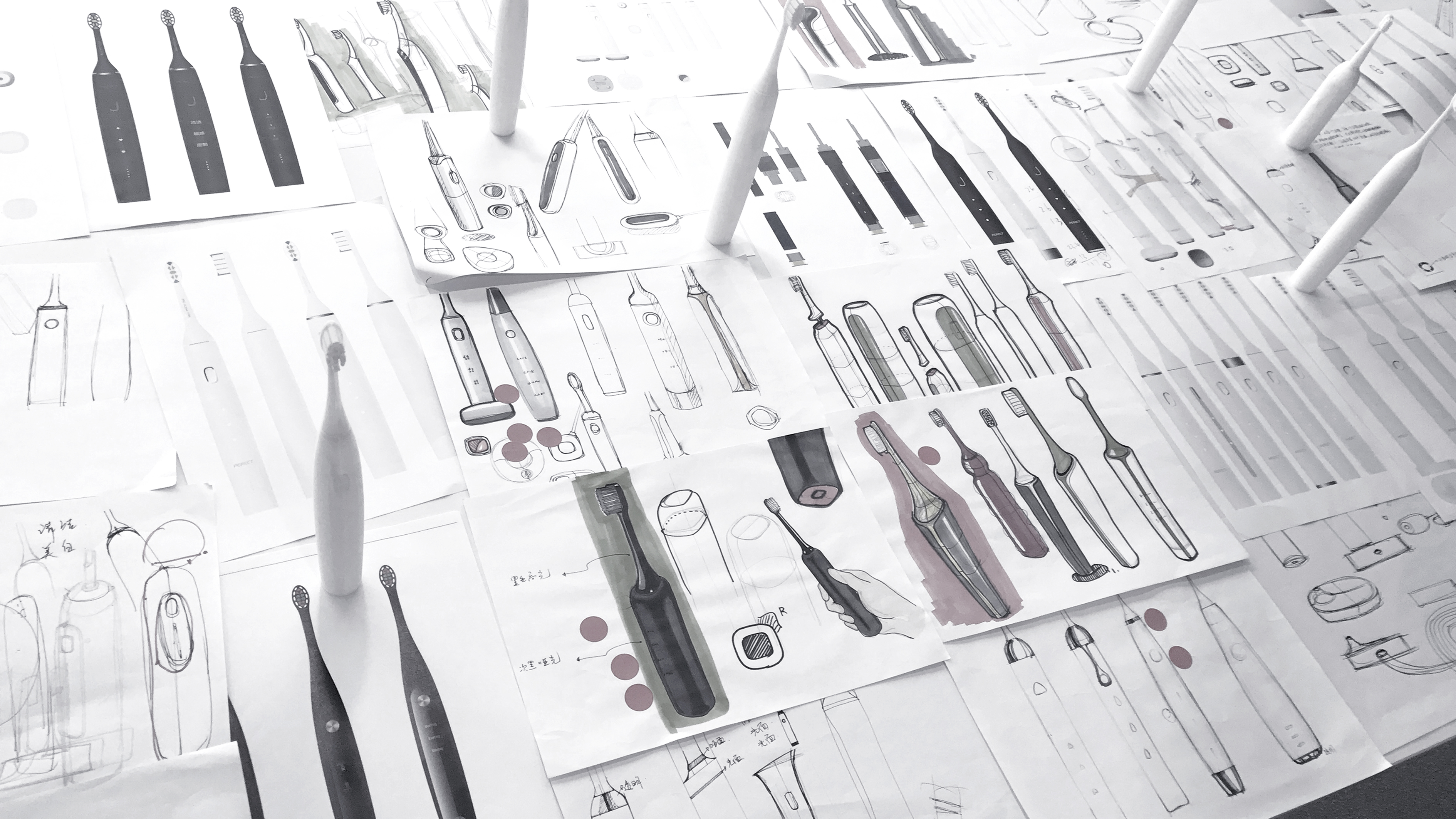 Electric toothbrush，curiosity，National style，