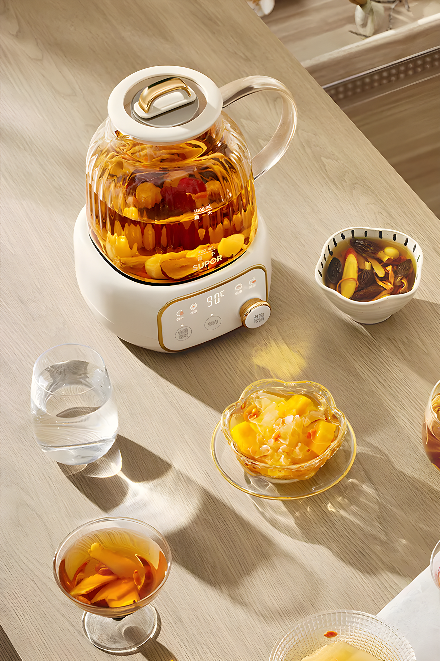 Health pot，small home appliances，glass style，