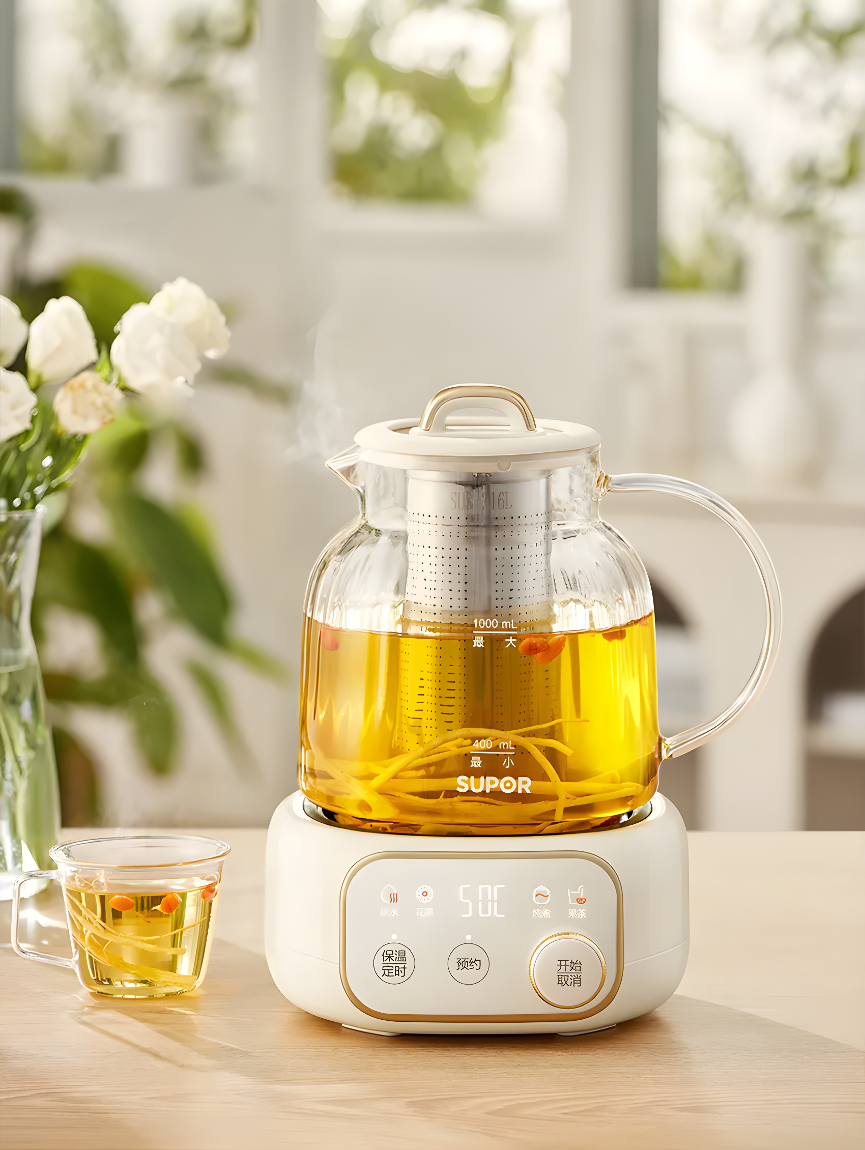 Health pot，small home appliances，glass style，