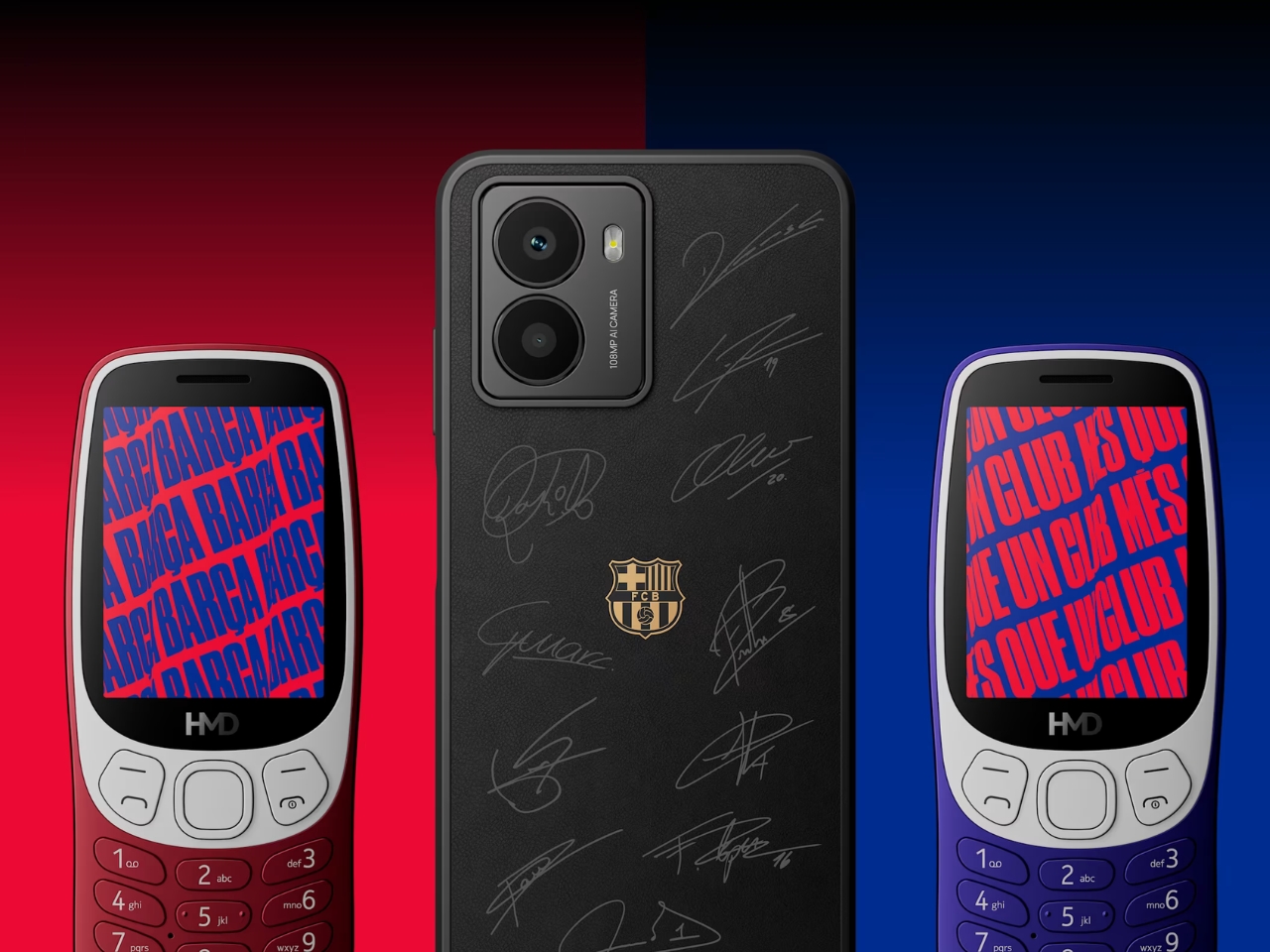 Barcelona，FC Barcelona，Retro phone，Global，
