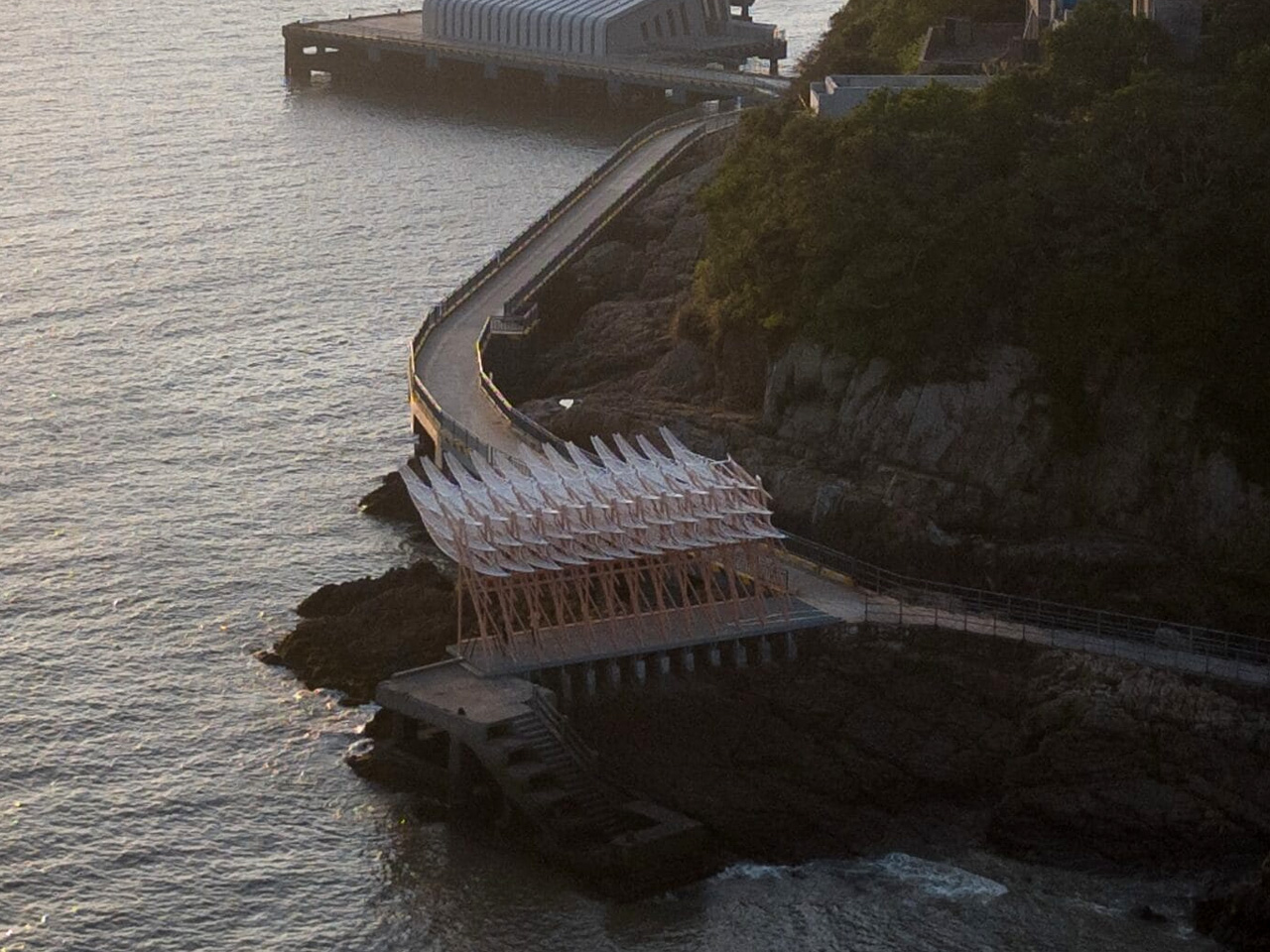 Hello, Island，Pavilion，Chaishan Island，Chaishan Feather，