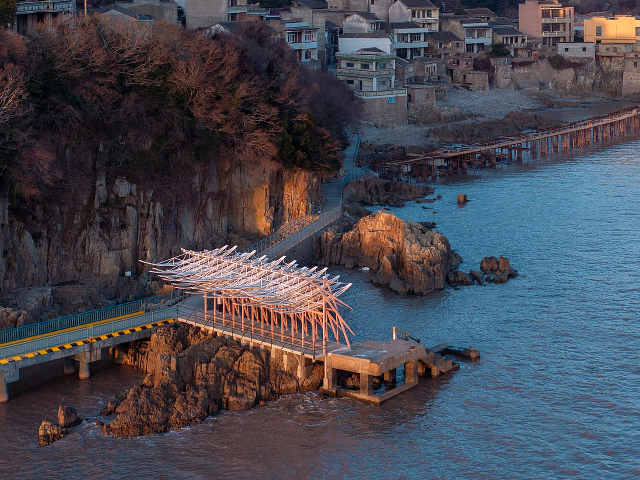 Hello, Island，Pavilion，Chaishan Island，Chaishan Feather，