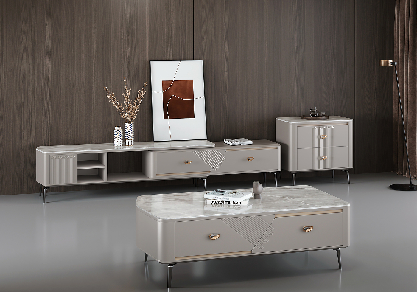 tea table，TV cabinet，Mahjong tables and chairs，soft bed，appearance，furniture，research and development，Tables and chairs，