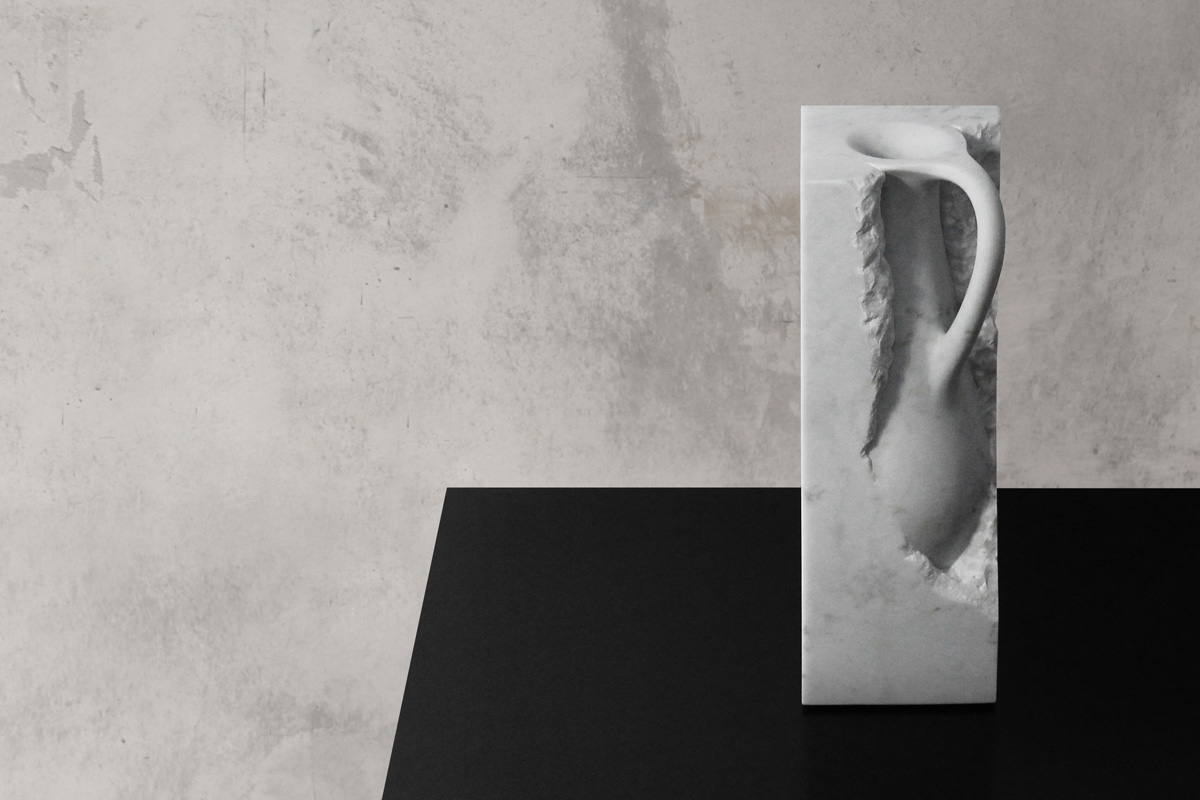 Artwork，combination，modern，vase，Marble，