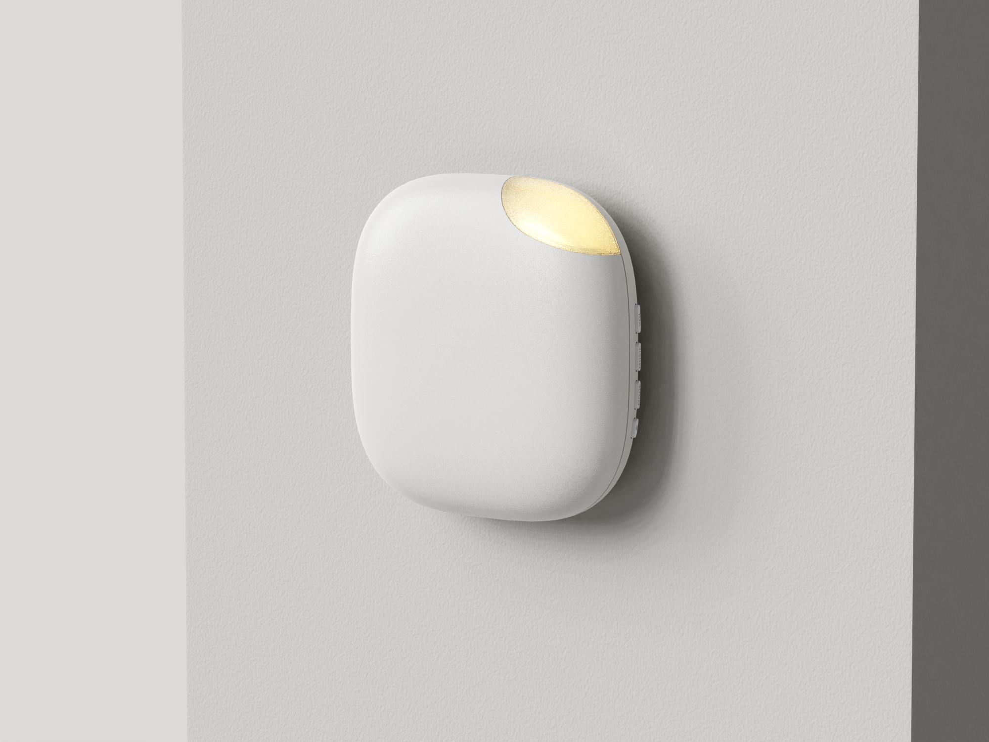 electronic product，industrial design，Wireless doorbell，Jian Jiefeng，tender，lighting，
